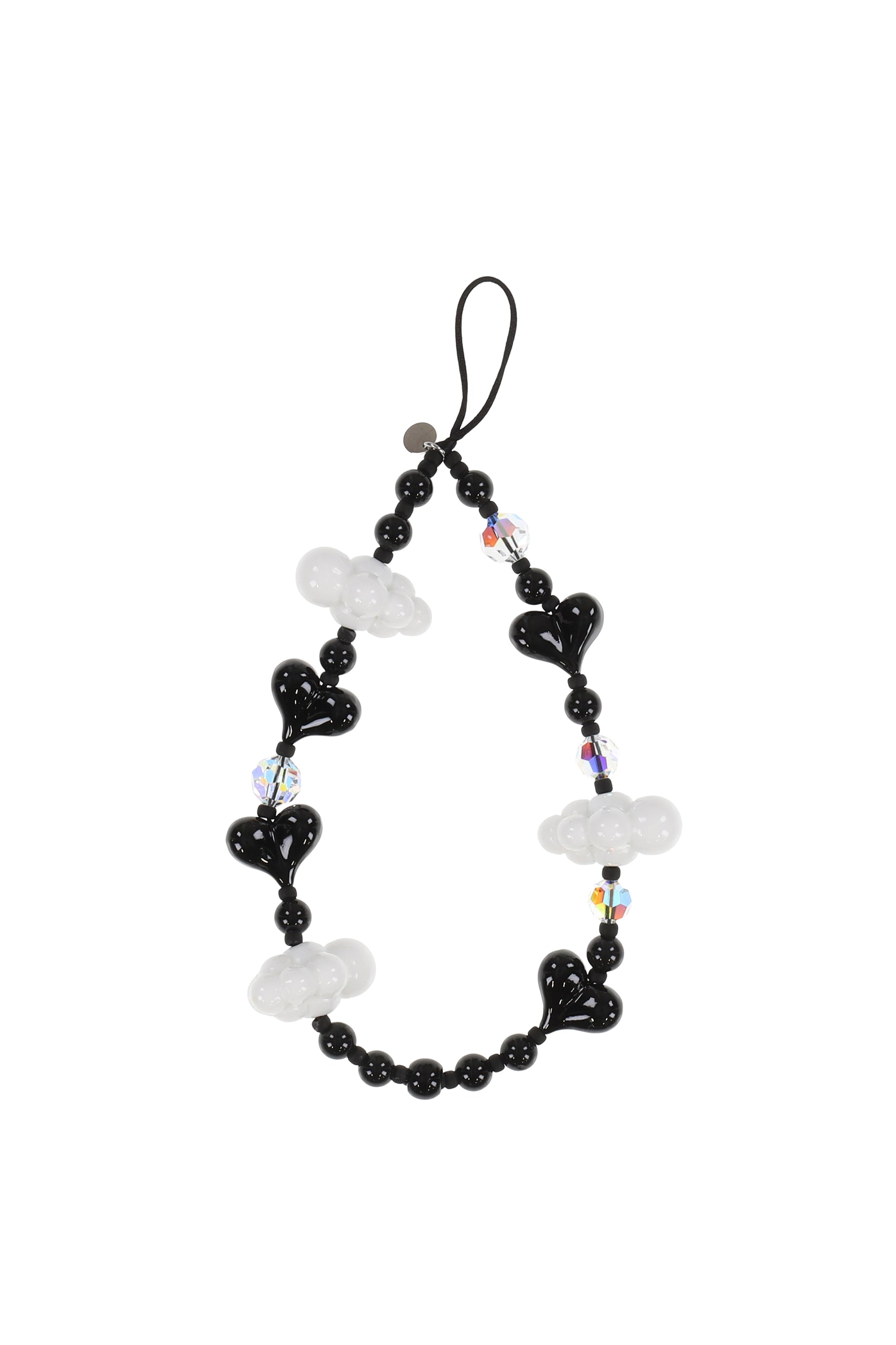 LUX KAWAII OBSIDIAN WRISTLET PHONE STRAP / BLK