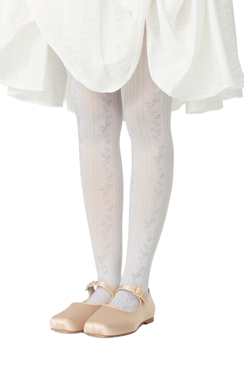 RACHITA MESH TIGHTS / SKY BLOOM