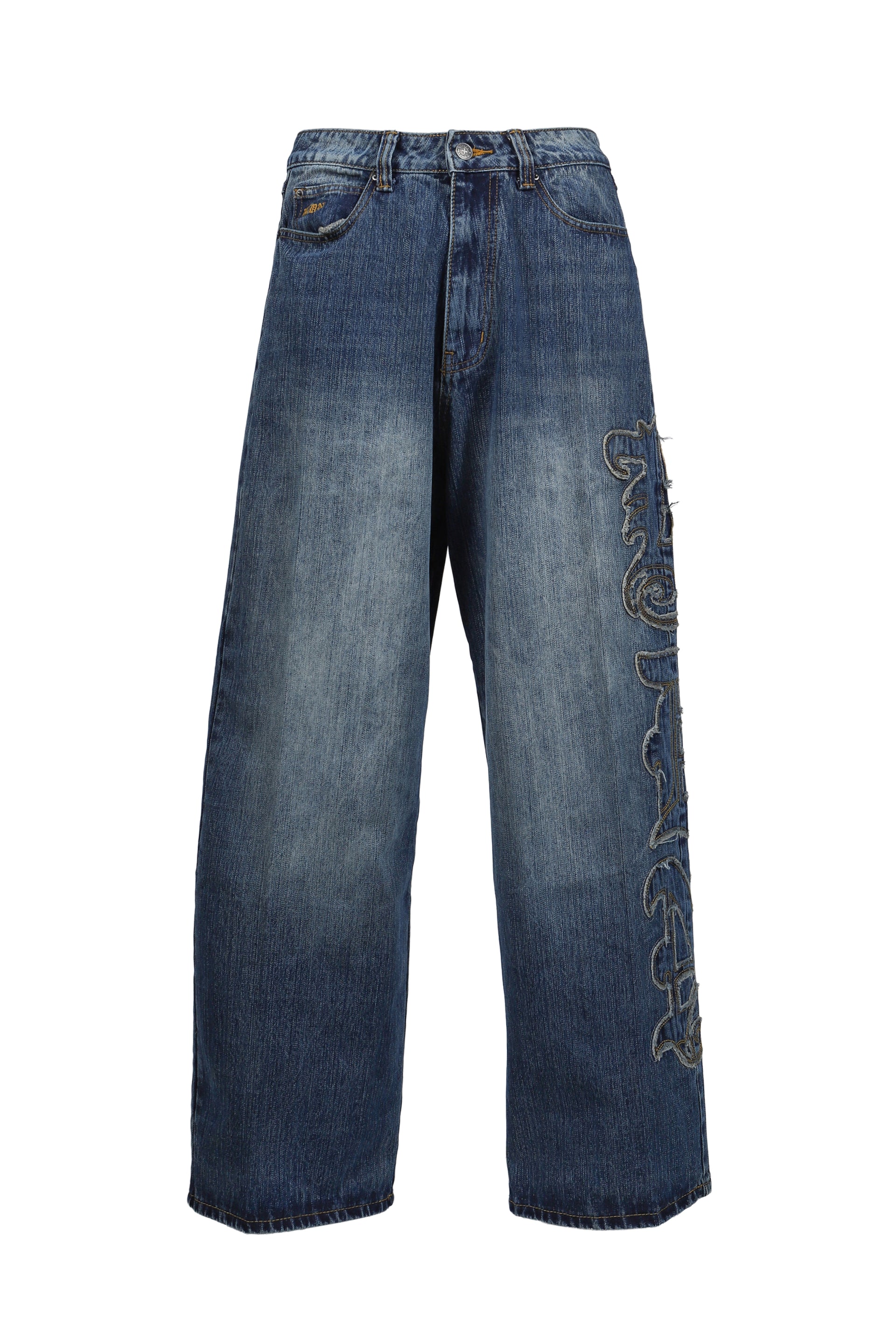 LDN APPLIQUE XL COLOSSUS JEANS / BLU