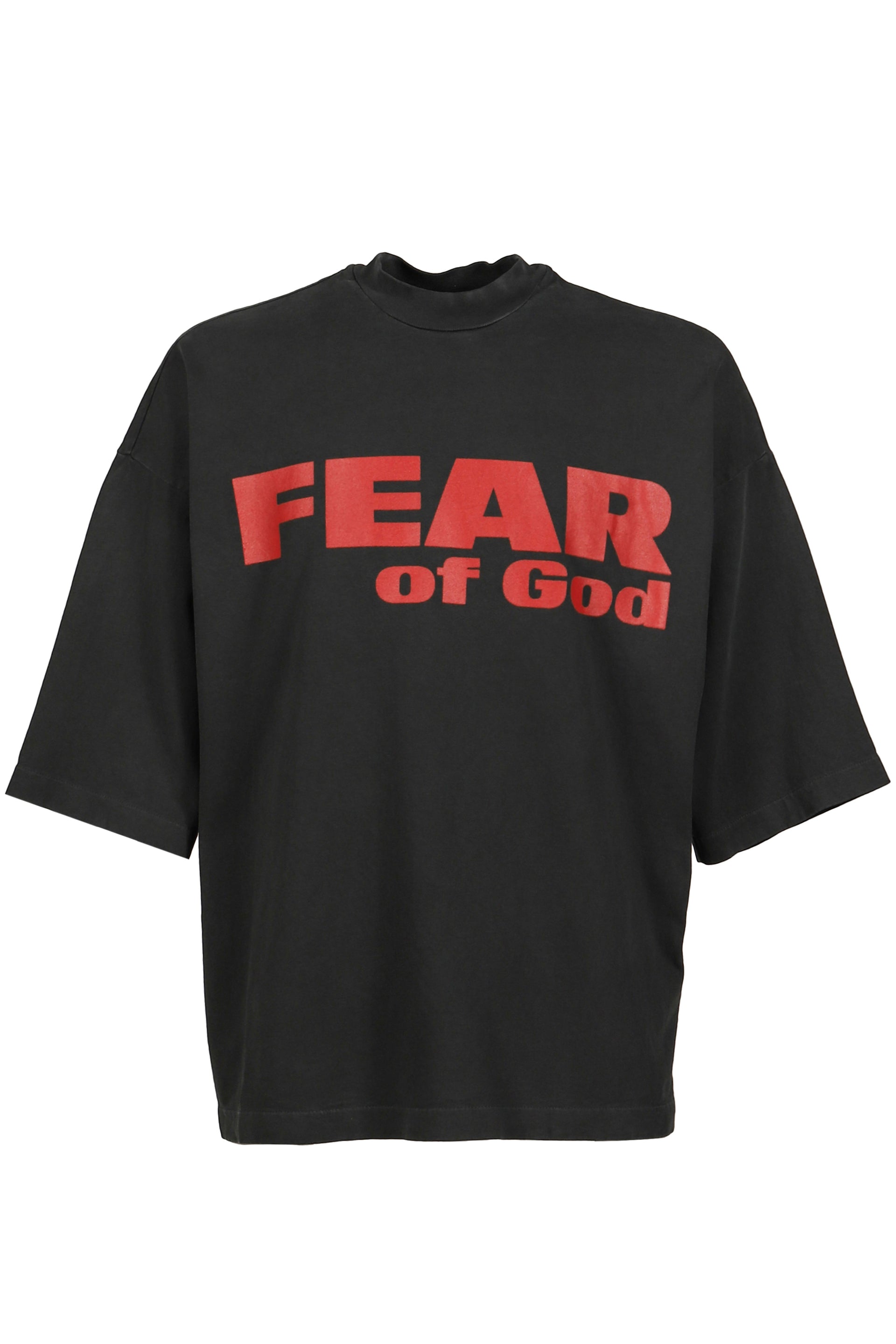 RELAXED "FEAR IS GONE" TEE / BLK