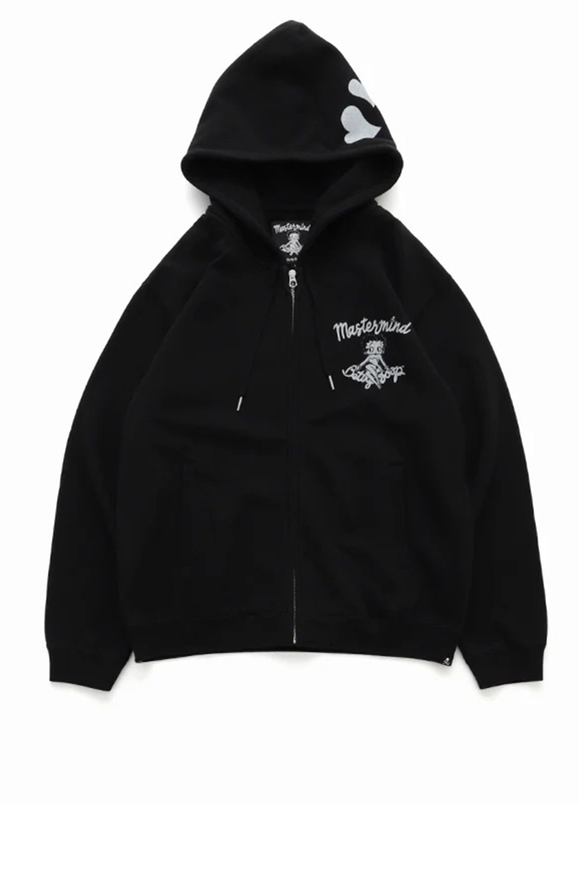 ZIP-UP HOODIE BOXY FIT / MONOCHROME