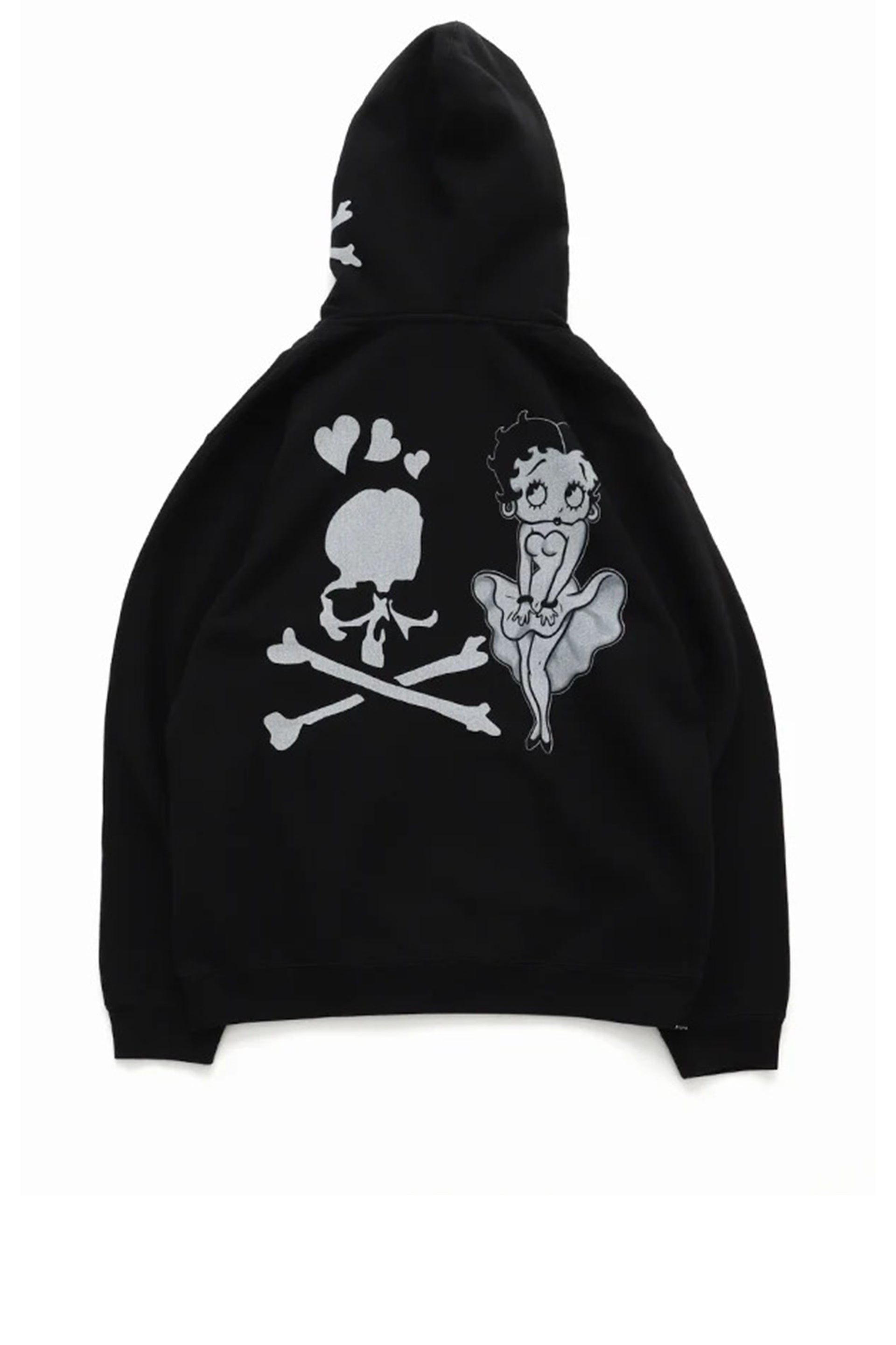 ZIP-UP HOODIE BOXY FIT / MONOCHROME