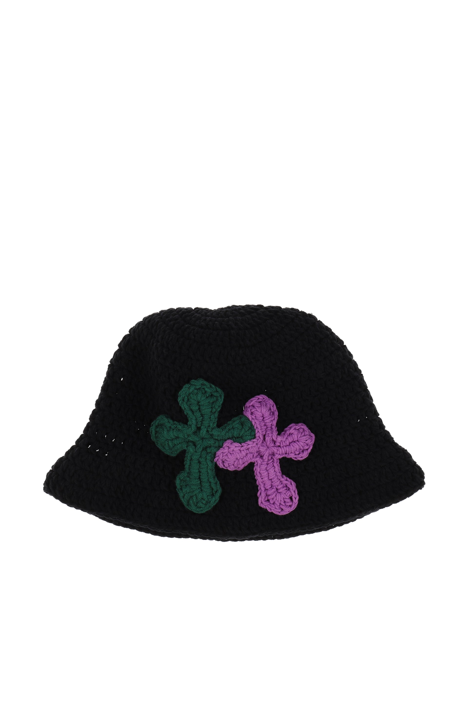 3D CROSS KNITHAT / BLK