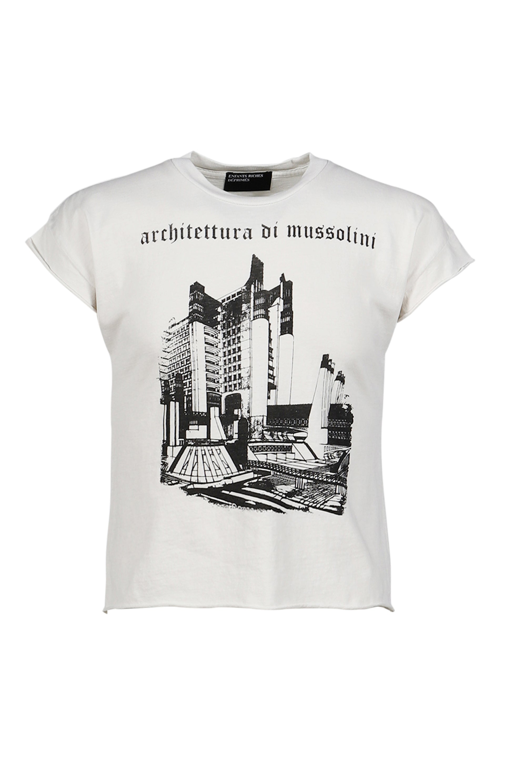 ARCHITETTURA DI MUSSOLINI SHRUNKEN T-SHIRT / WHT