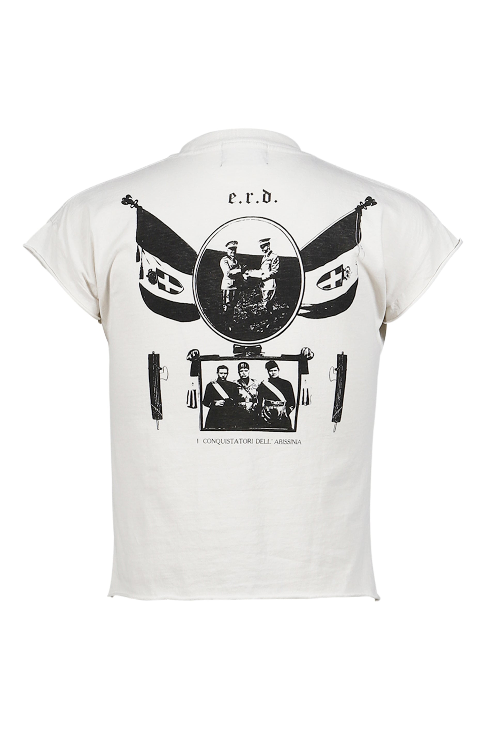 ARCHITETTURA DI MUSSOLINI SHRUNKEN T-SHIRT / WHT