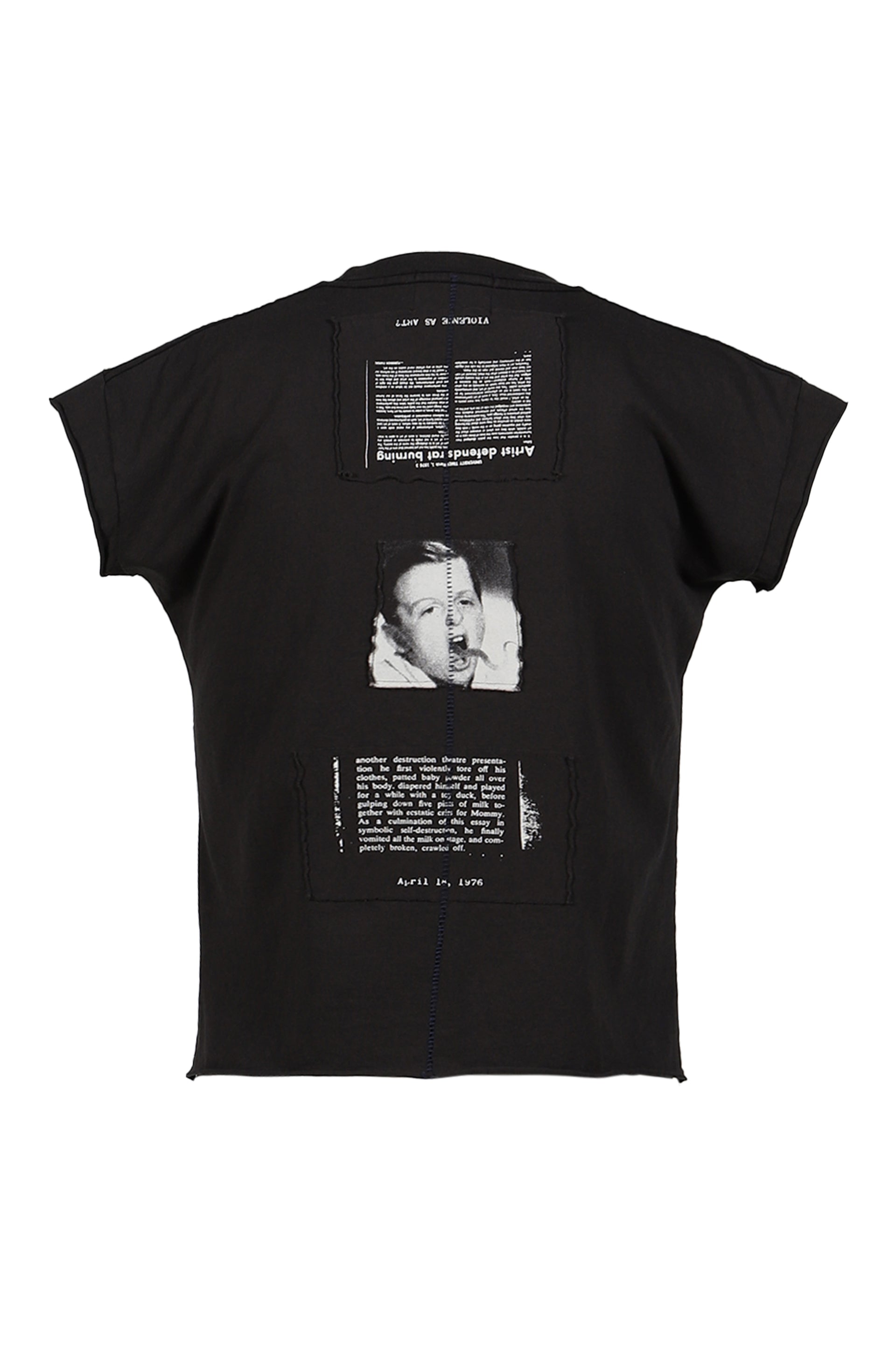 DEMON ASSEMBLAGE BABY TEE / BLK