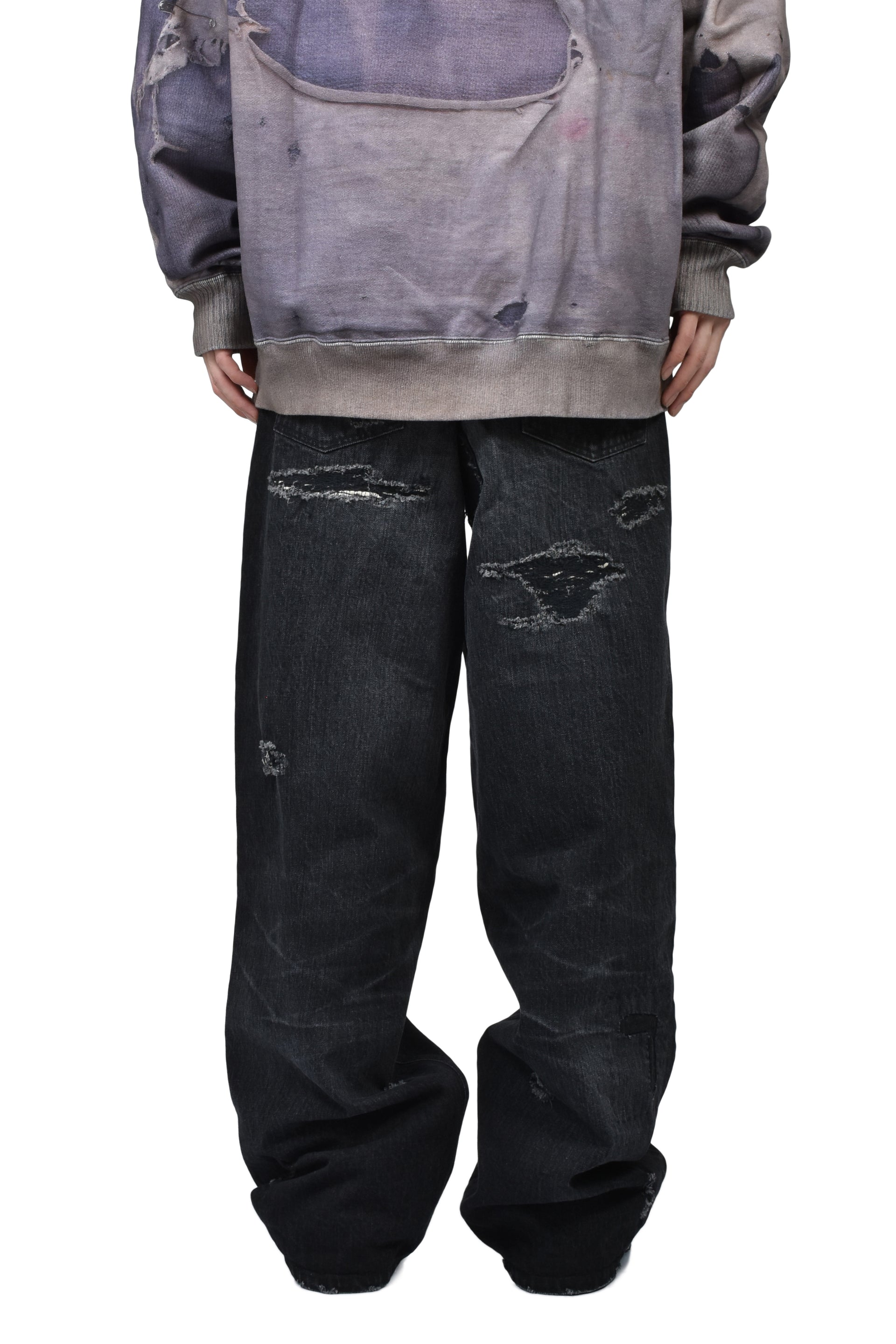 BORO SUPER BAGGY JEANS / BLK