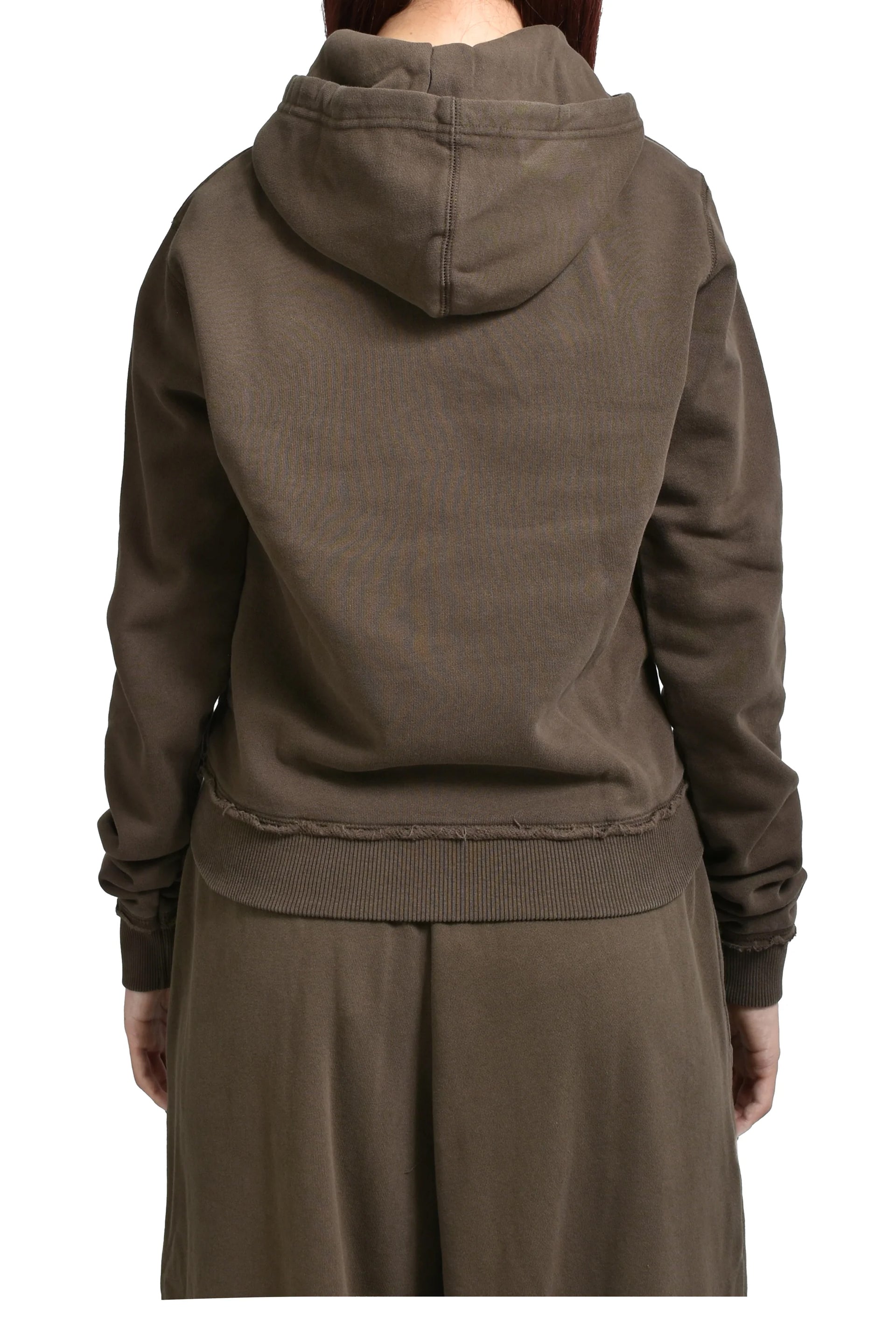 CHOCOLATE BROWN MINI MONSTER HOODIE / BRW