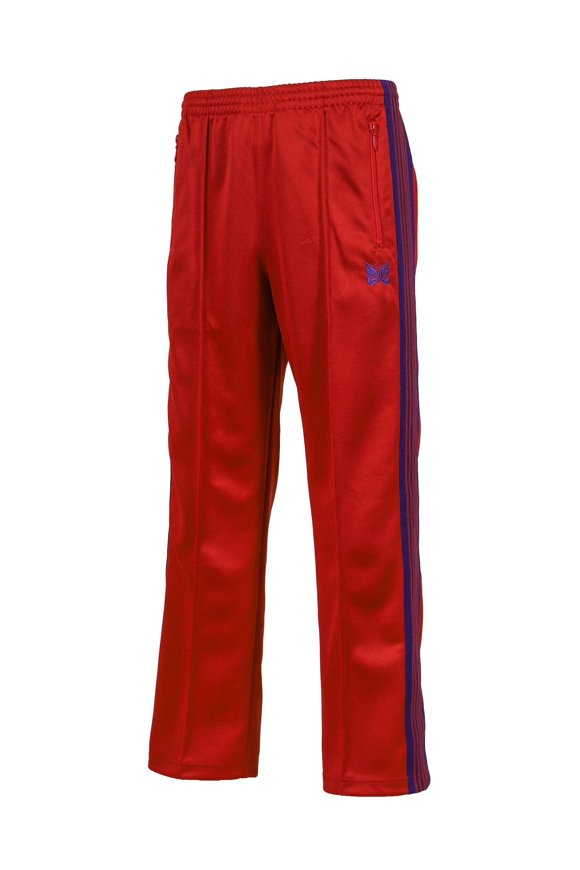 TRACK PANT - POLY SMOOTH / RED