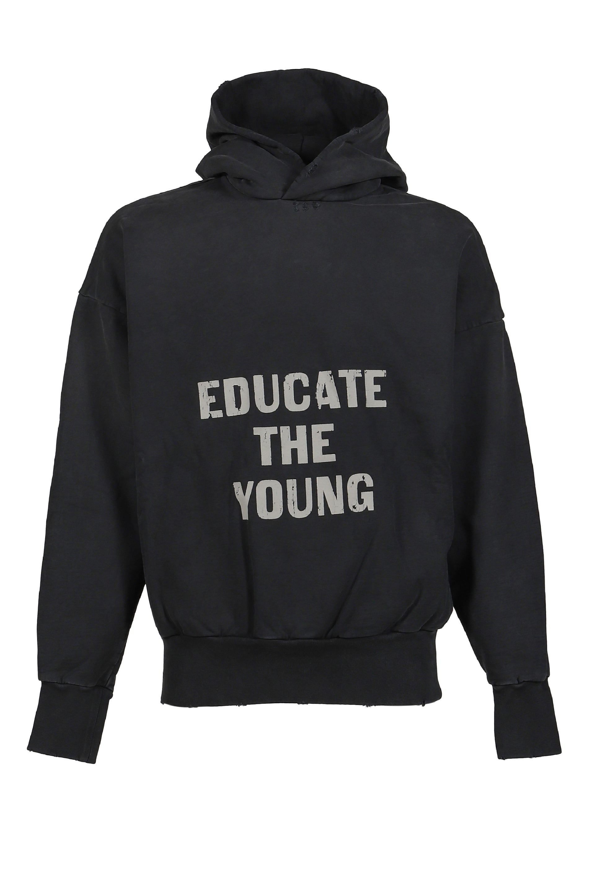 EDUCATE HOODIE / BLK
