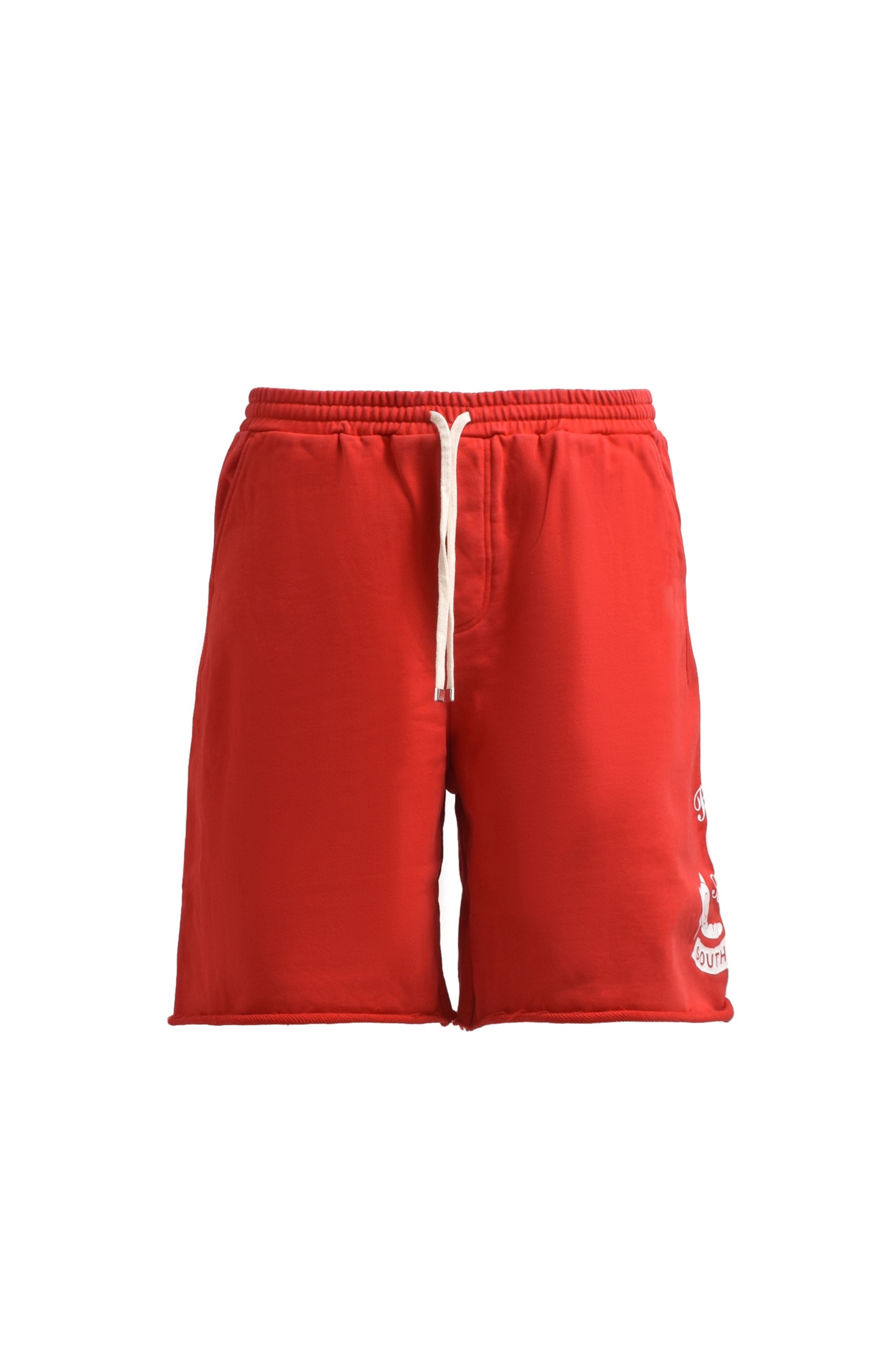 BREATH S.S.E LOGO SWEAT SHORTS / RED