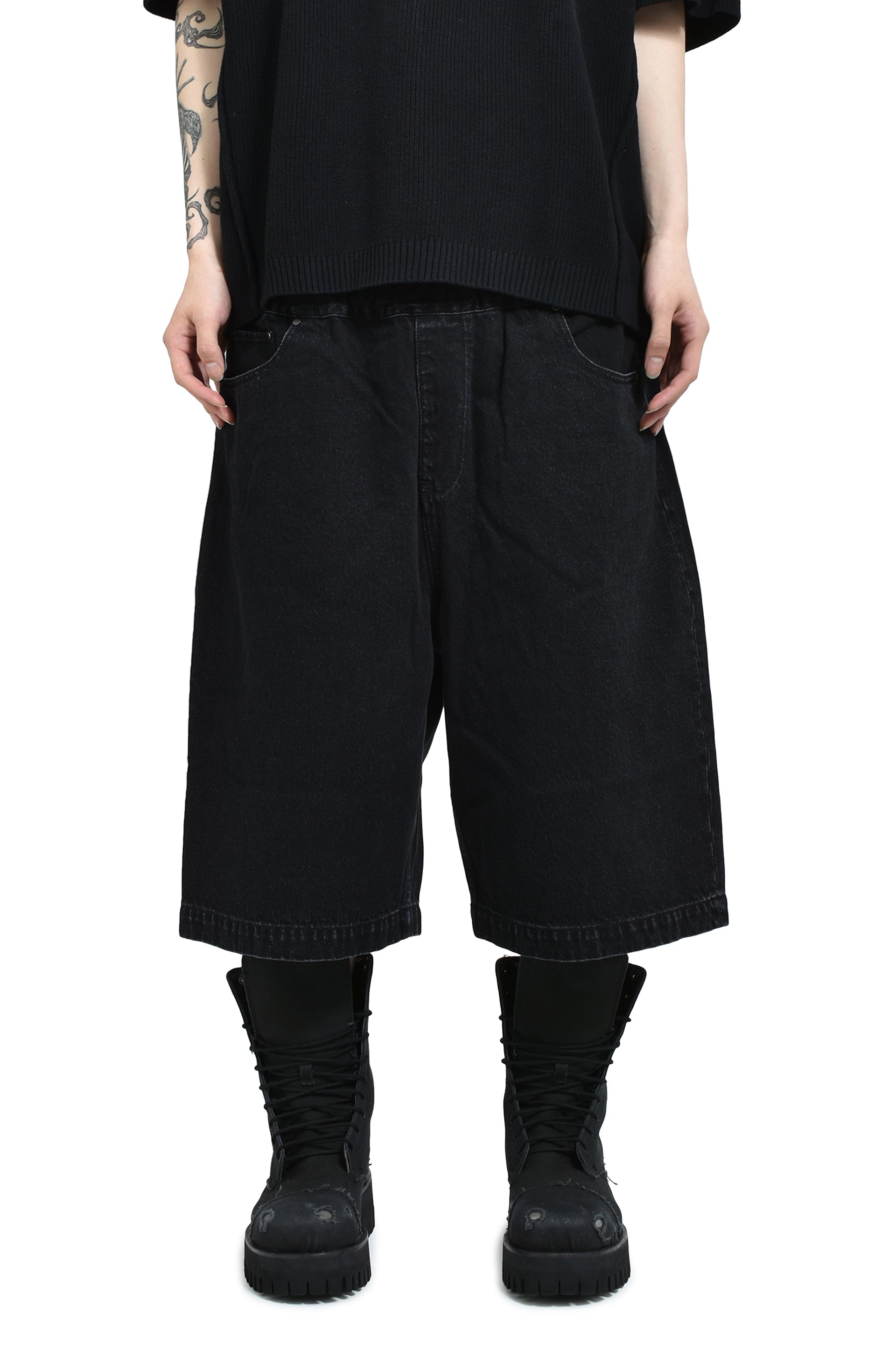 entire studios SPAR SHORTS / MAGNETITE