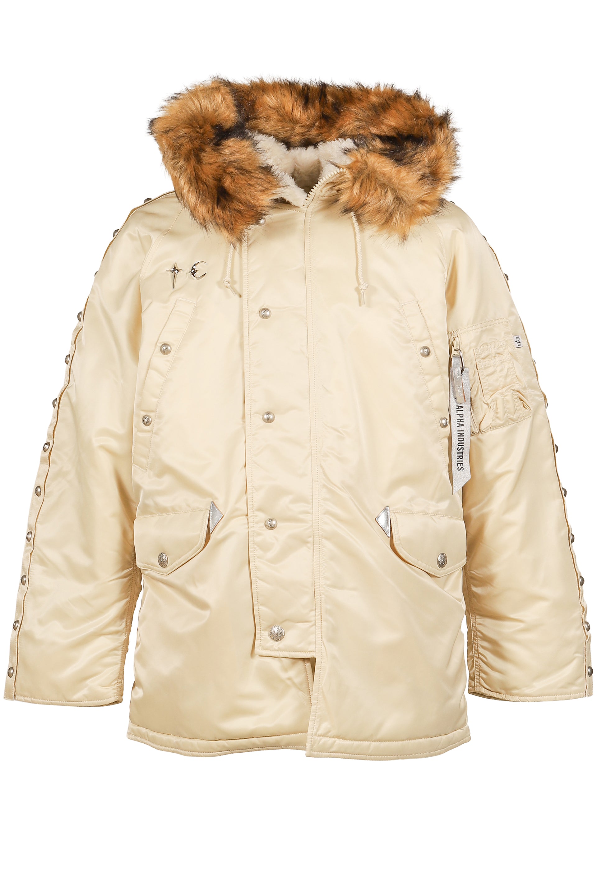 AI N-3B PARKA (DETACHABLE RIVET VELCRO) / VTG WHT