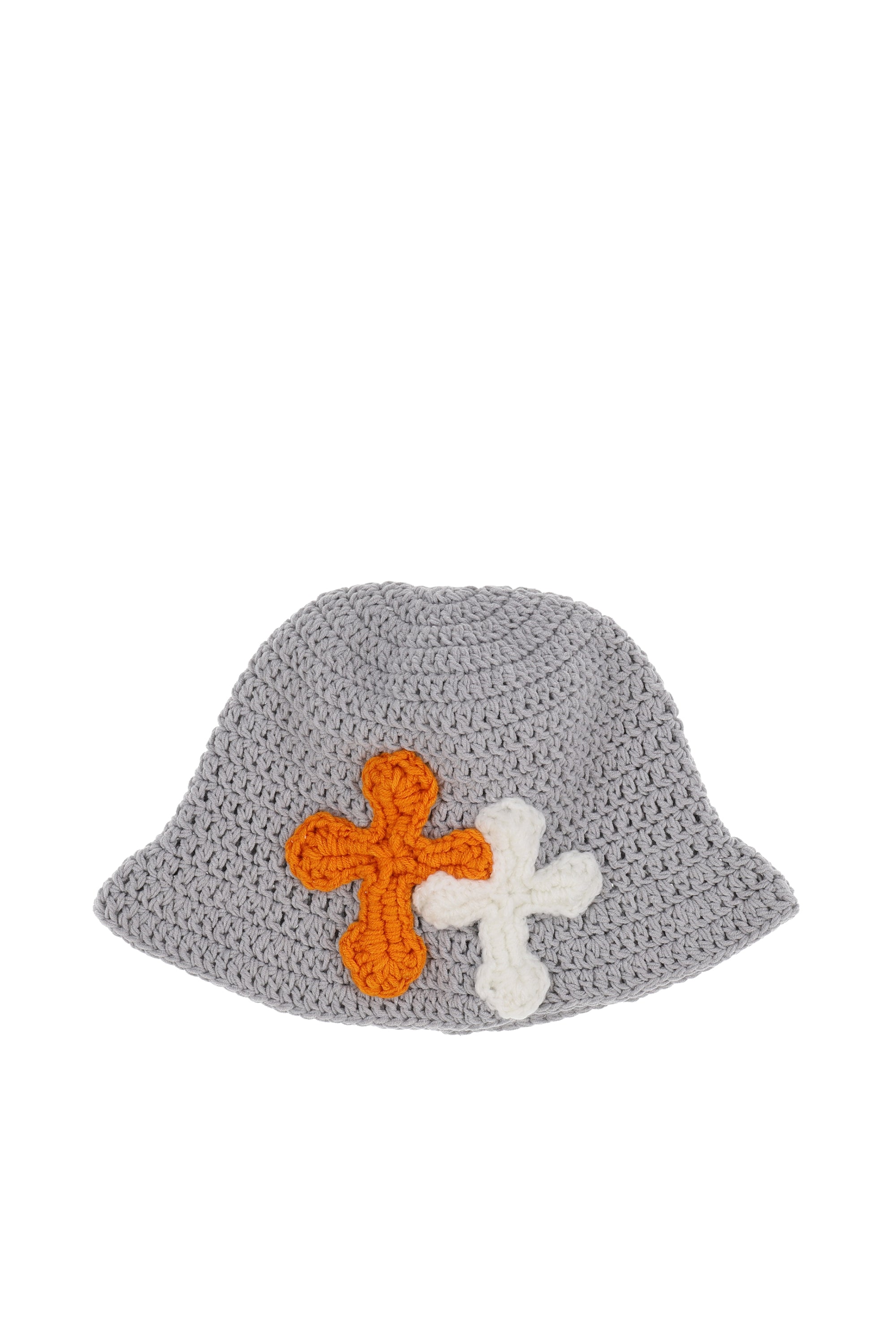 YARN FW25 NUBIAN Exclusive 3D CROSS KNITHAT / GRY - NUBIAN