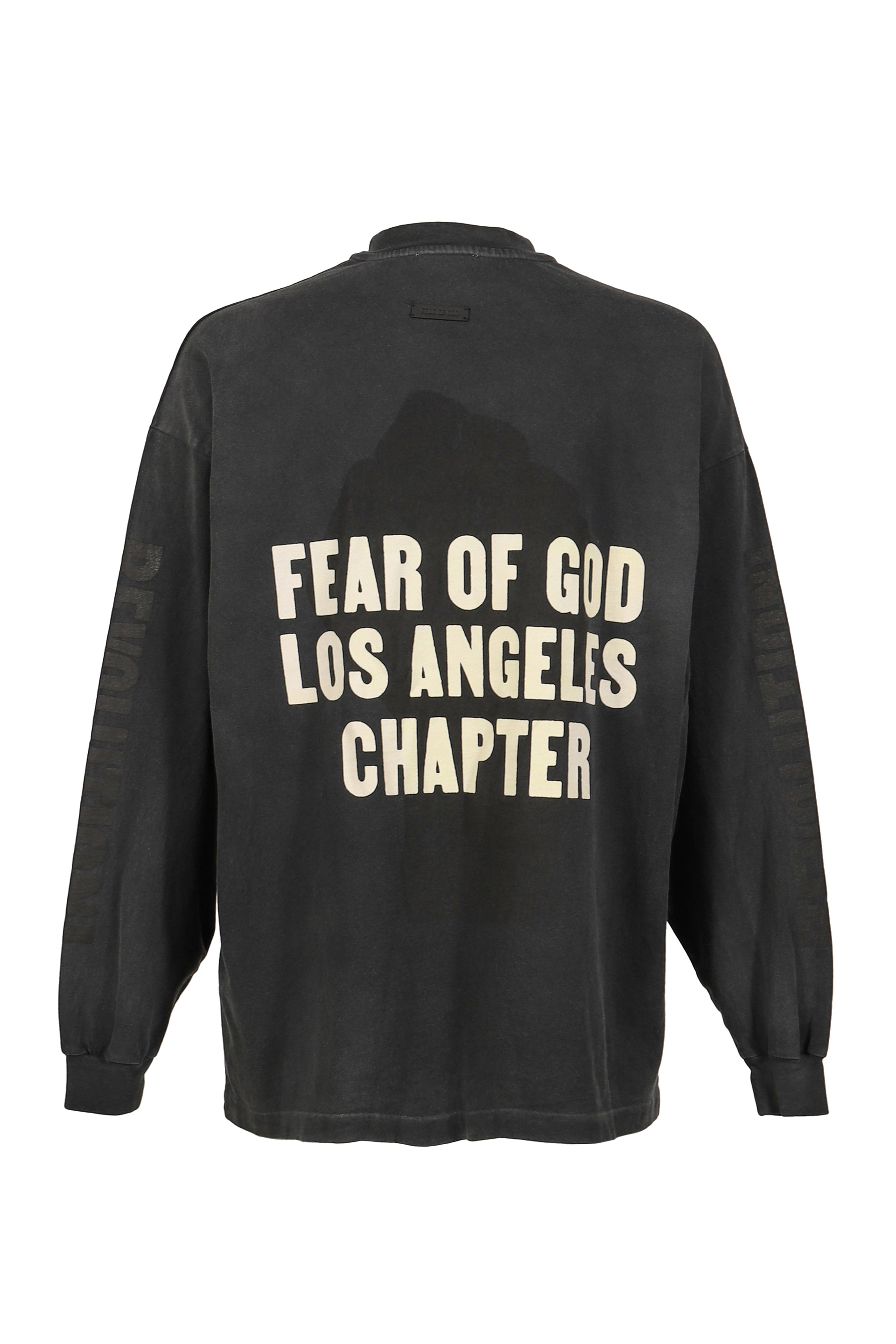 RELAXED LS "DISCIPLE" TEE / BLK