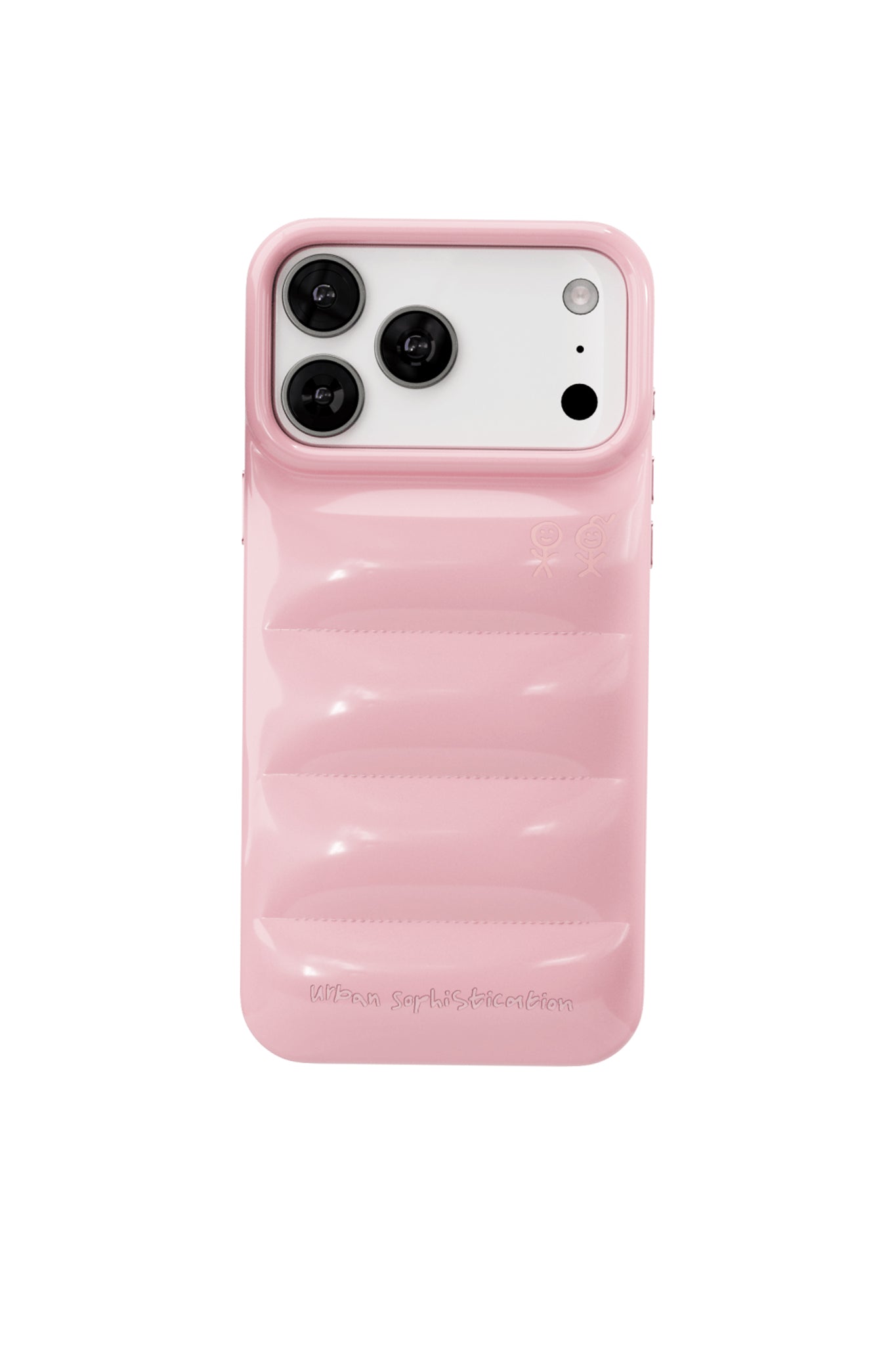 Urban Sophistication iPhone Case THE PUFFER CASE / PNK GLOSS - NUBIAN