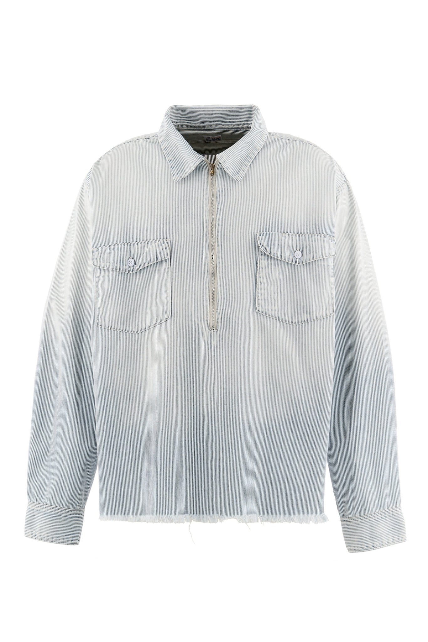 SAINT Mxxxxxxセントマイケル SS26 HICKORY SHIRT/STRIPE / WHT - NUBIAN