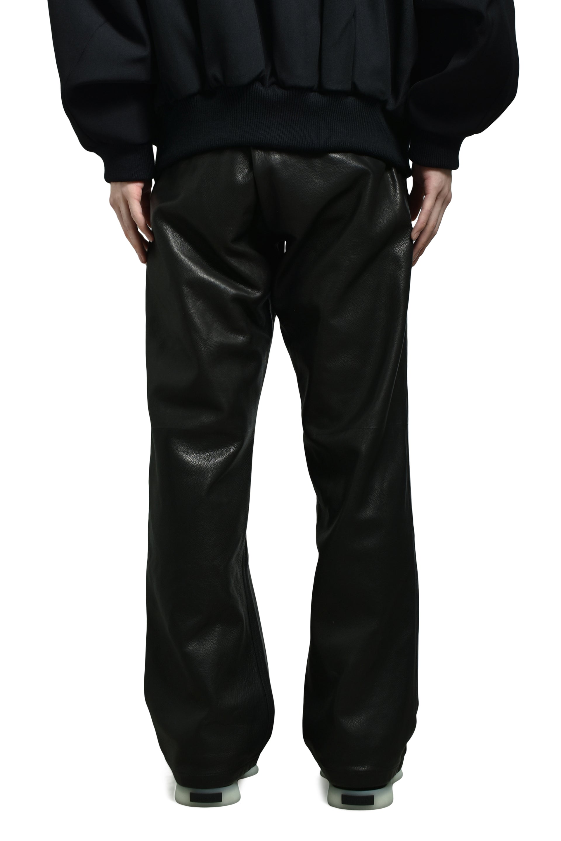 LEATHER PANT / BLK