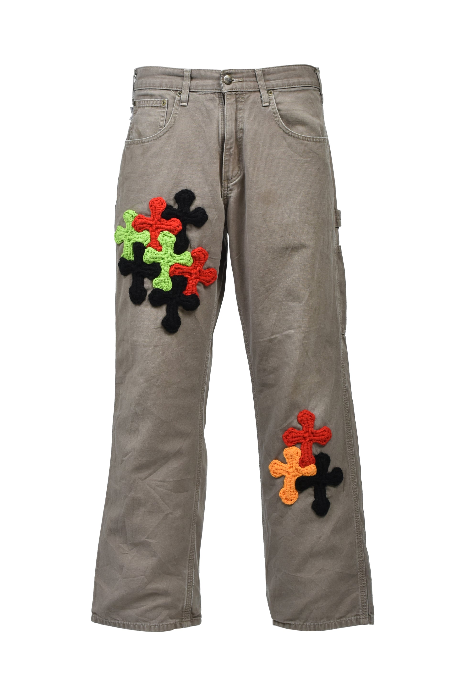 3D CROSS WORK PANTS / MULTI