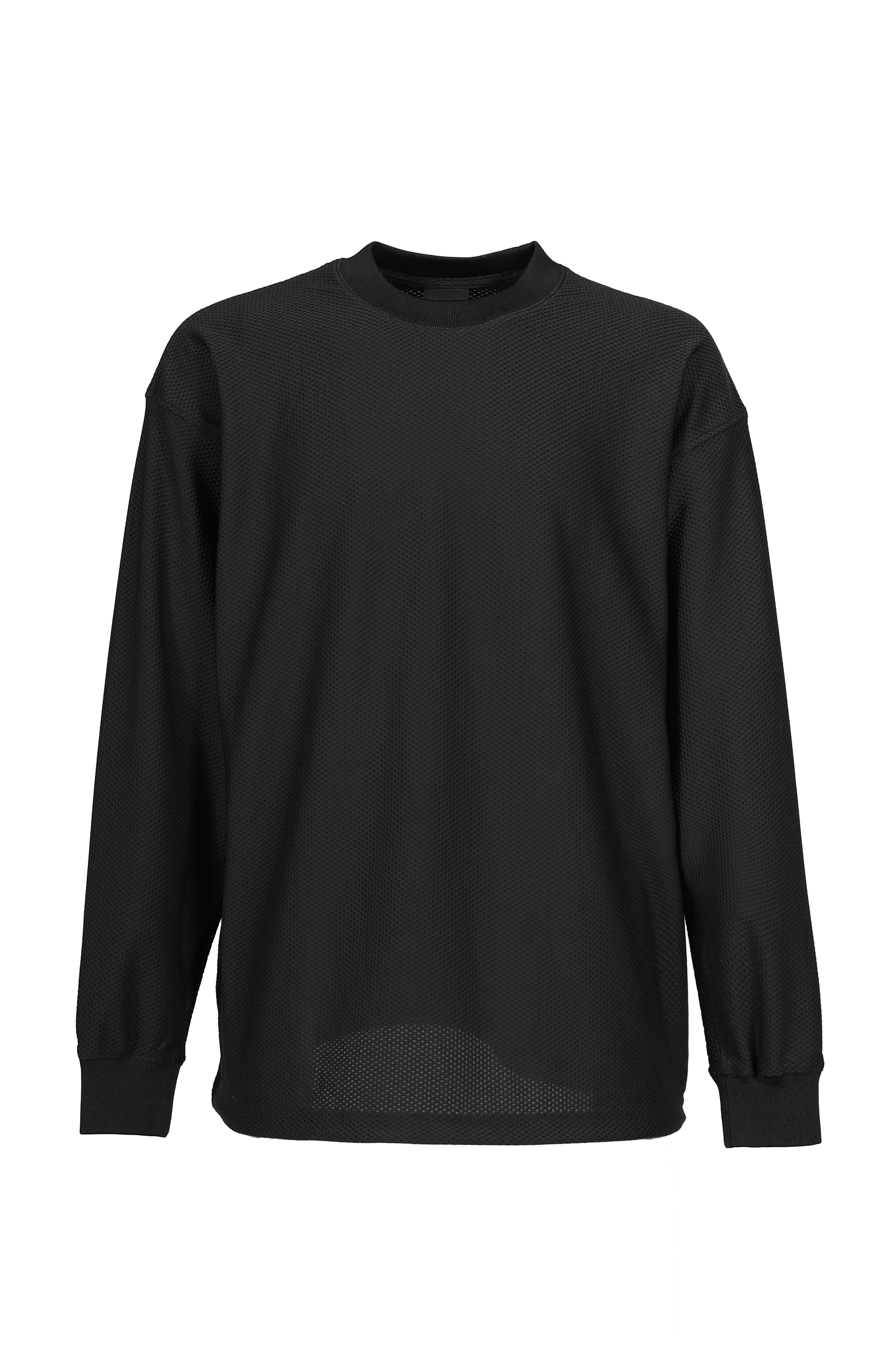 DAIWA PIER39 ダイワピア FW26 TECH MESH CREW L/S / BLK - NUBIAN
