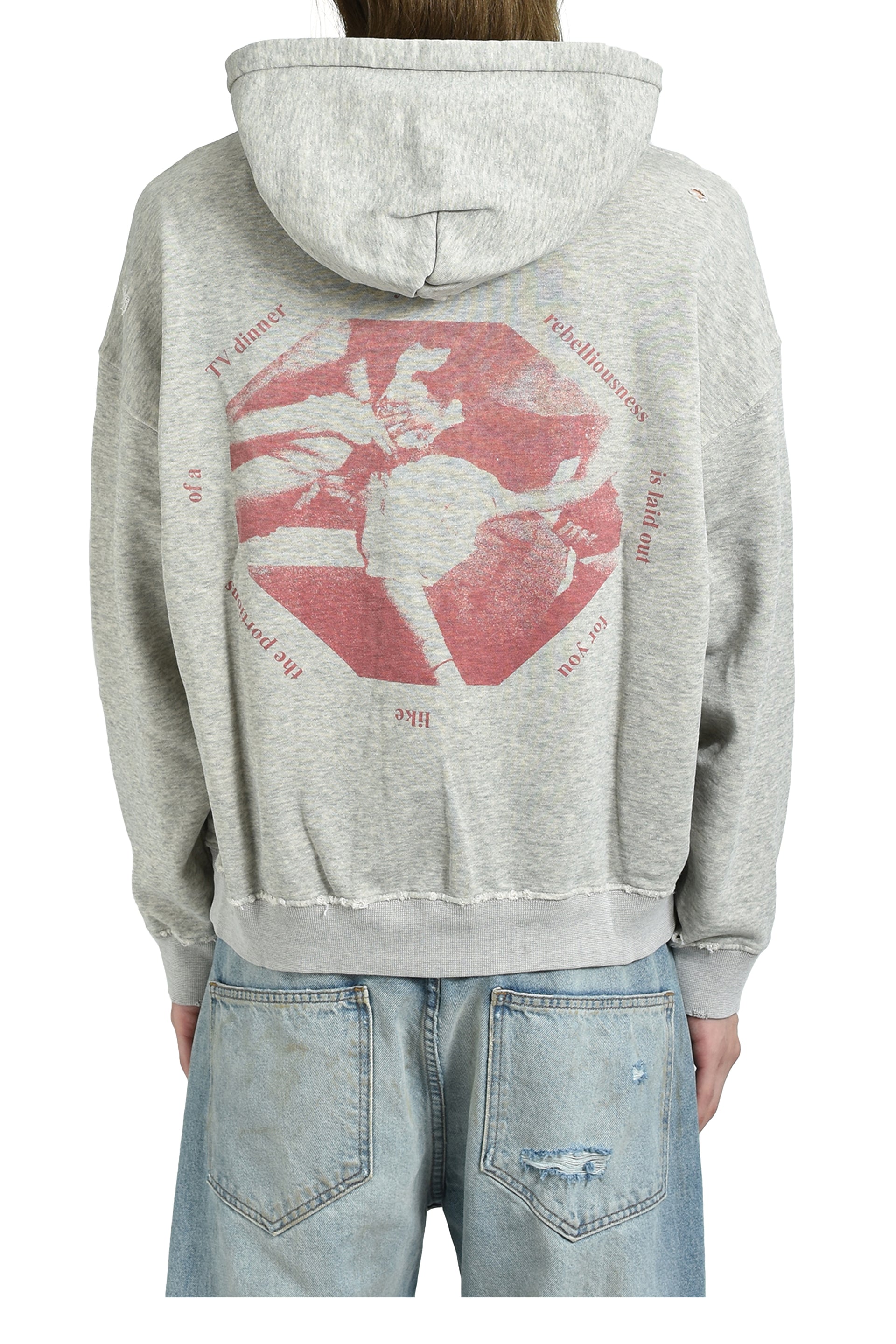 YOU ARE NOTHING HOODIE / HEATHER GRY