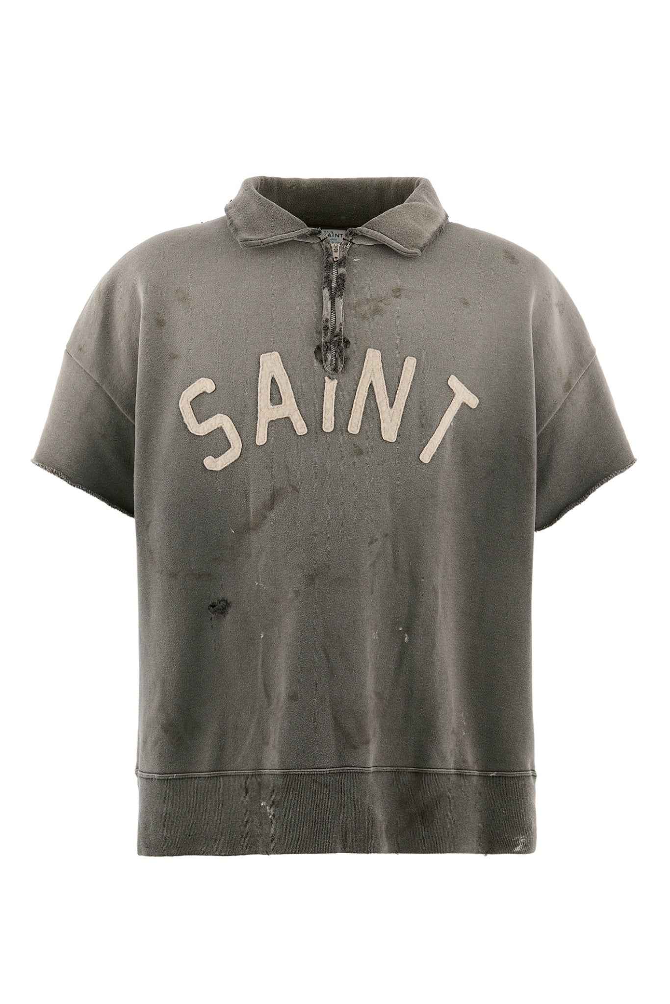 SAINT Mxxxxxx セントマイケル SS26 SS HALF ZIP SWEAT/SAINT / CHA