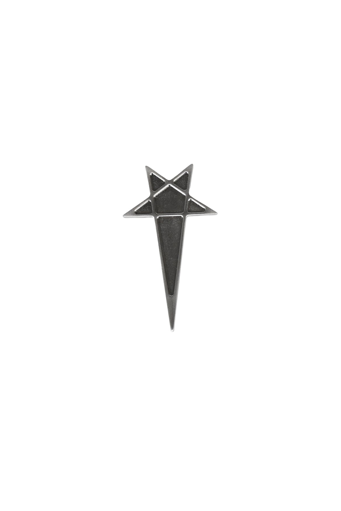 Rick Owens リックオウエンス SS26 PENTAGRAM LAPEL PIN / BRASS