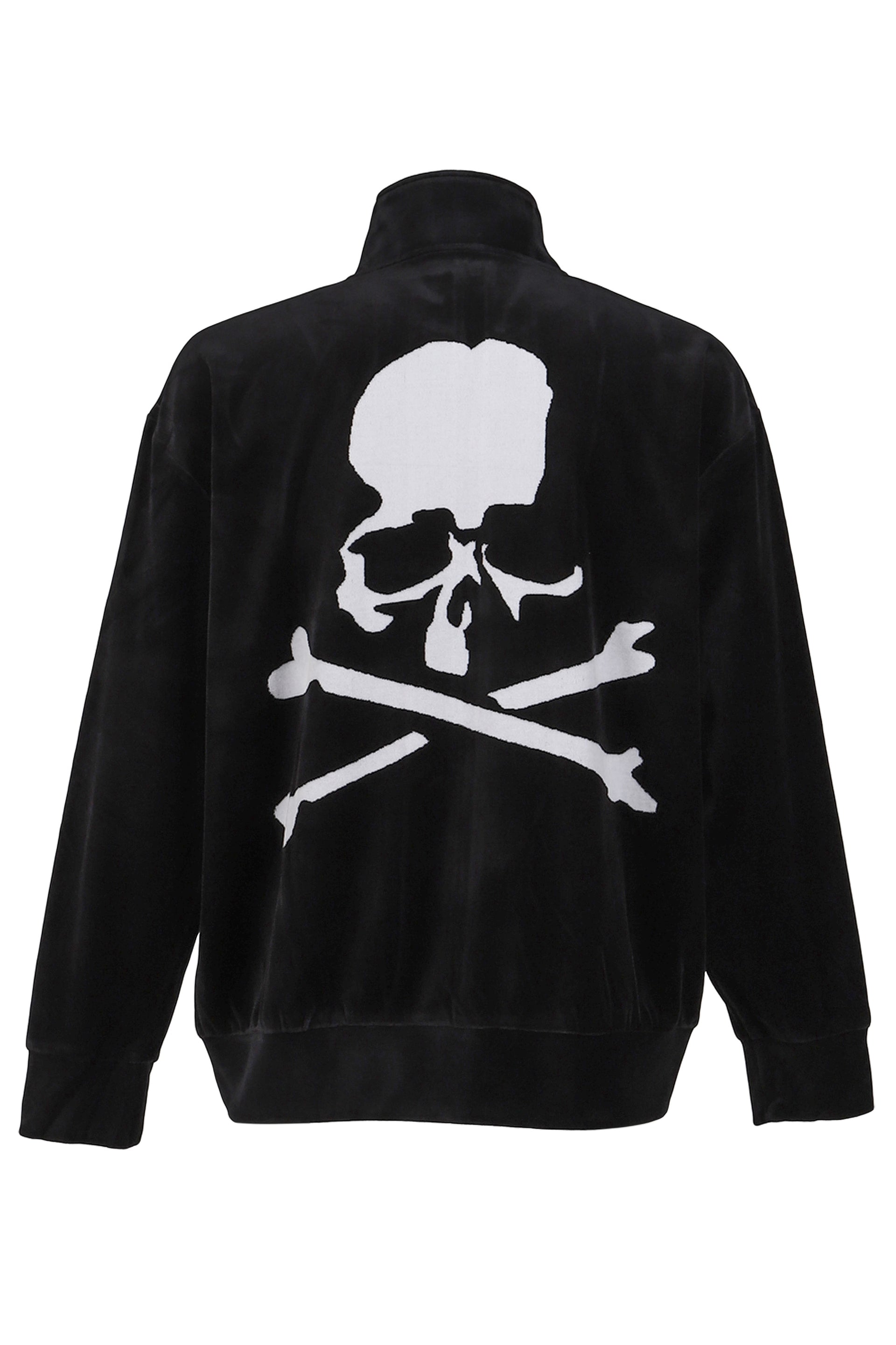 VELOUR TRACK JACKET / BLK