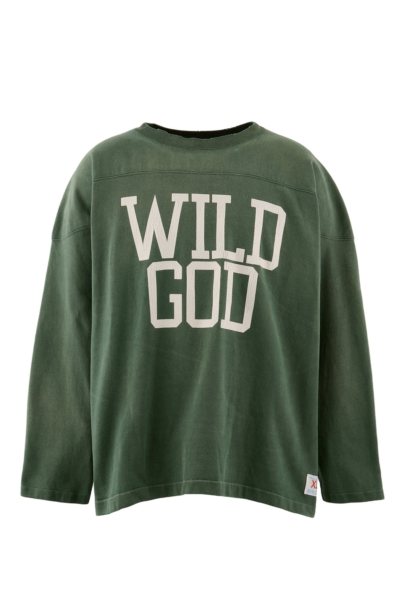 SAINT Mxxxxxx セントマイケル SS26 FOOTBALL SWEAT/WILD GOD / GRN