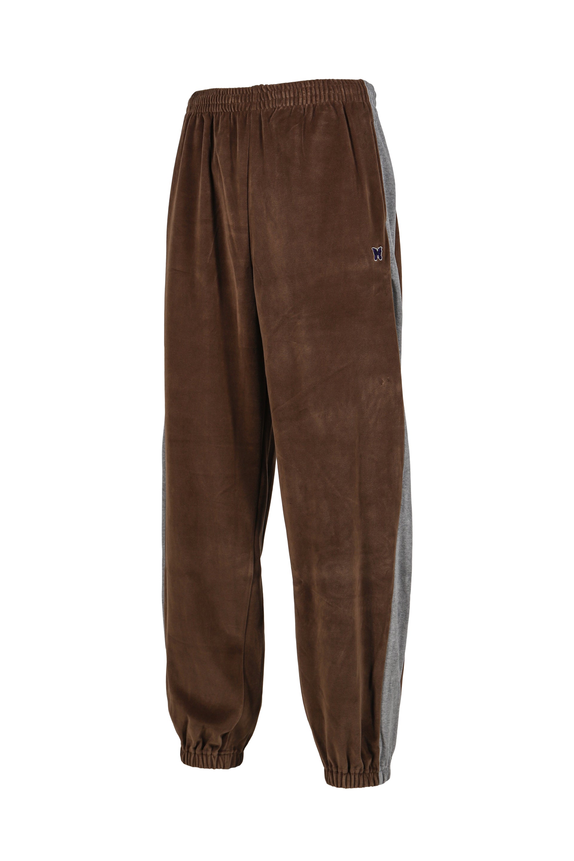 SIDE LINE SWEAT PANT - C/PE VELOUR / BRW