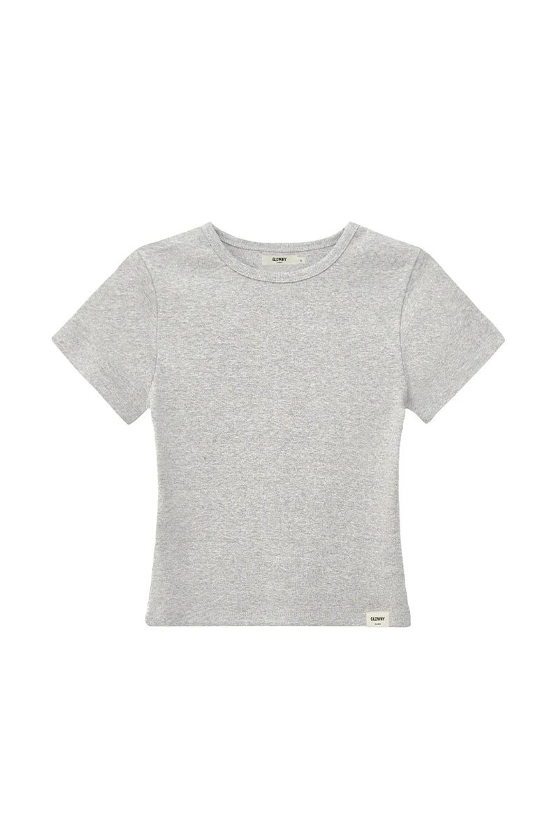 G BABY TEE / MELANGE GRY
