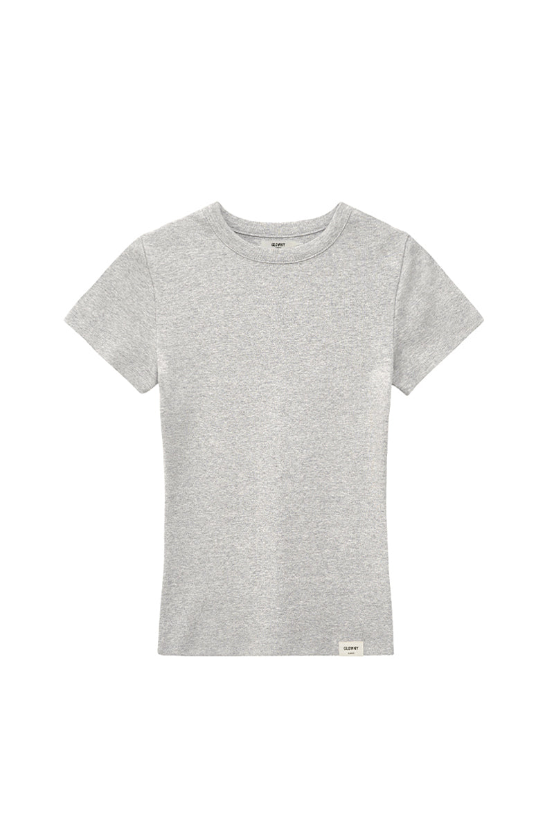 G CLASSIC FITTED TEE / MELANGE GRY