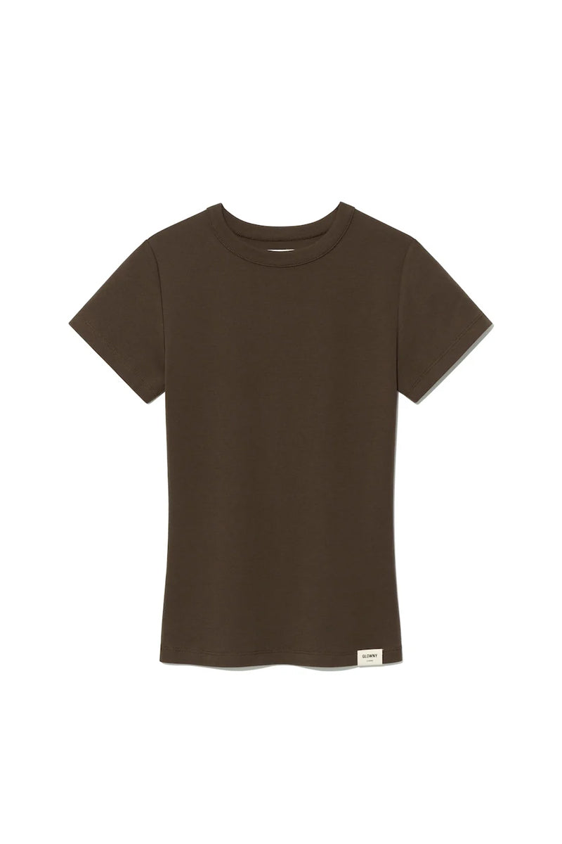 G CLASSIC FITTED TEE / CHOCO BRWN
