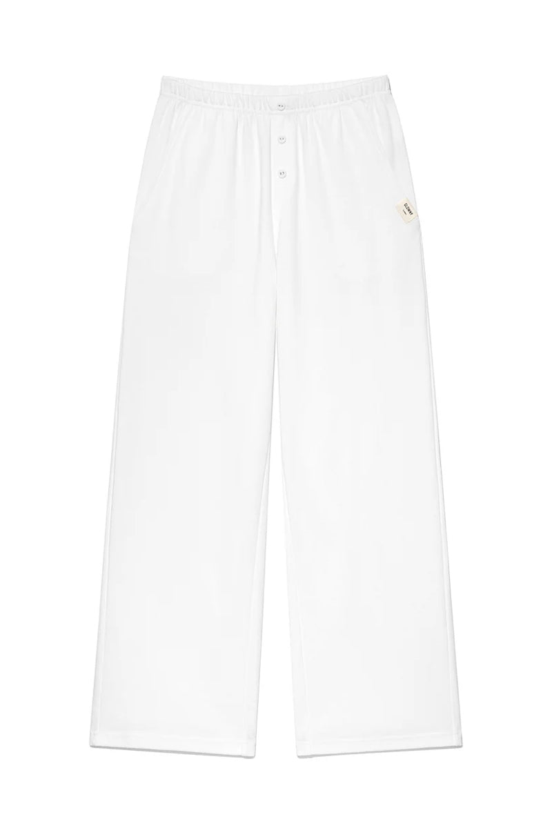 G BUTTON FLY PANTS / WHT