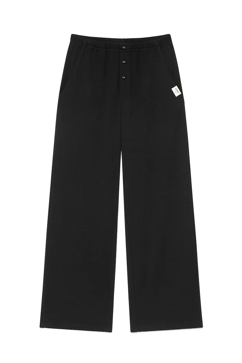 G BUTTON FLY PANTS / BLK