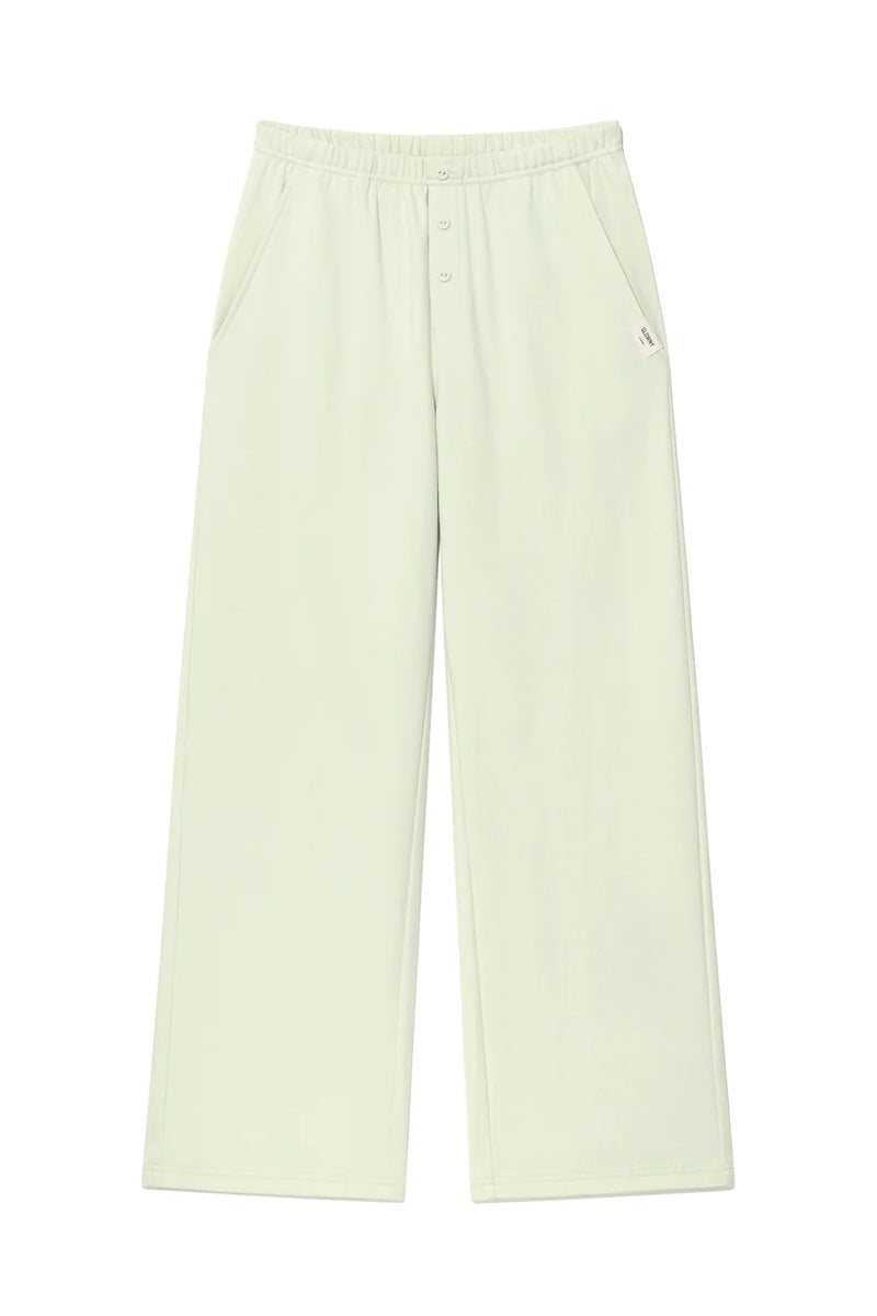 G BUTTON FLY PANTS / PISTACHIO