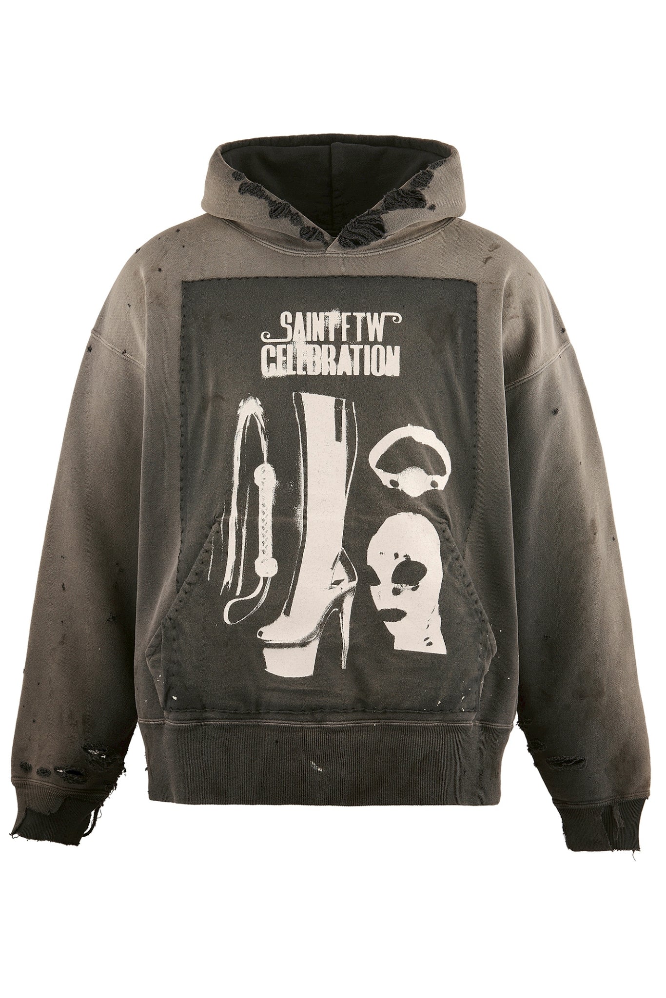 SAINT Mxxxxxx HOODIE/SAINT CELEBRATION / BLK - NUBIAN ヌビアン
