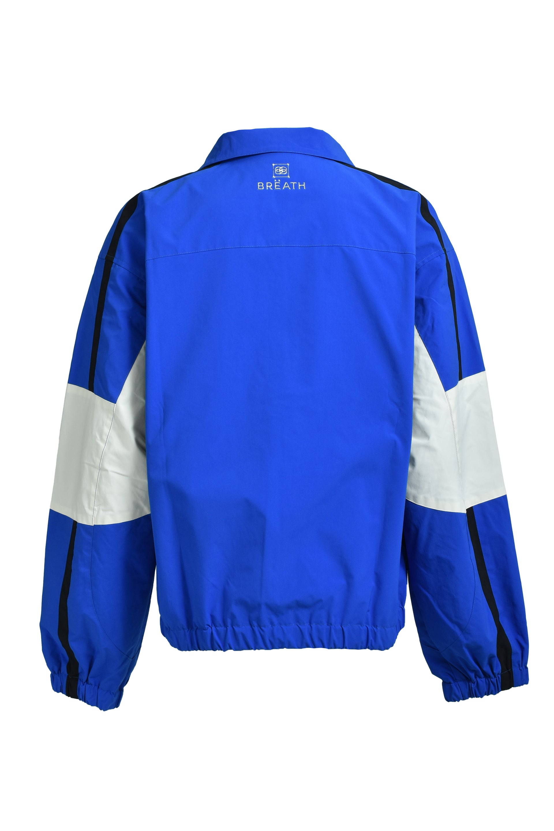 CREST LOGO WARM UP JACKET / BLU