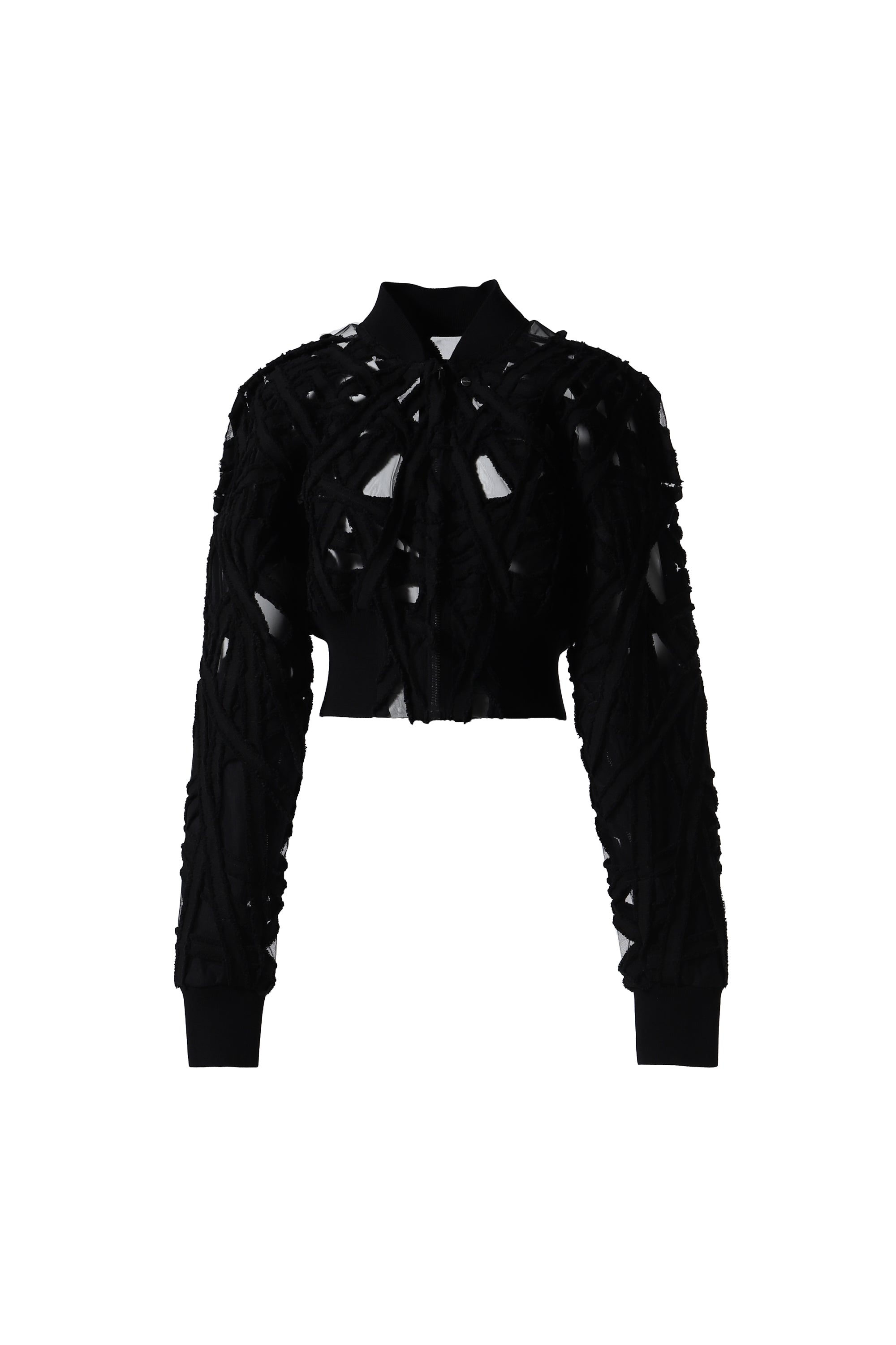 Rick Owens FLIGHT JKT CROPPED / BLK