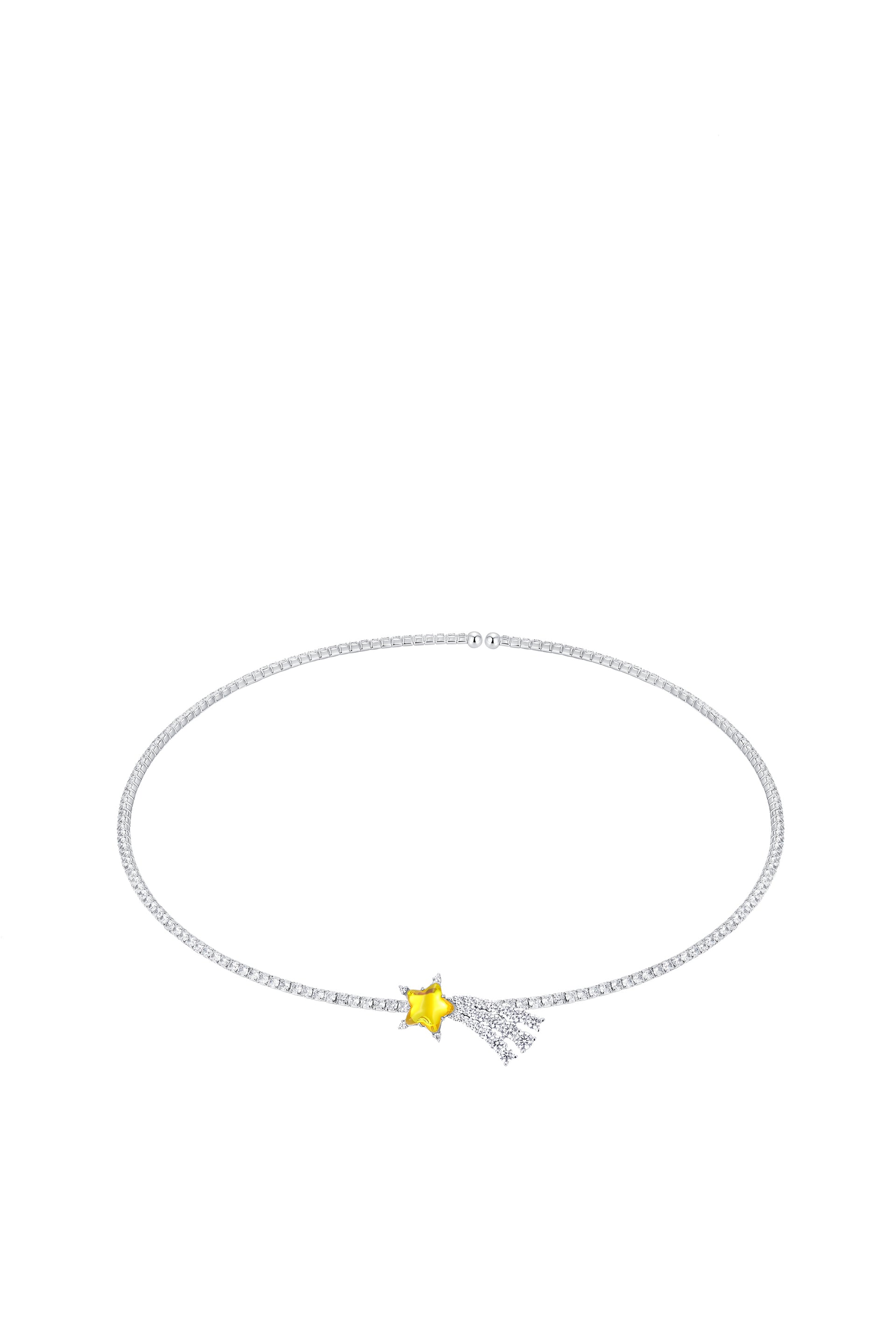 CRYSTAL METEOR CHOCKER / YEL