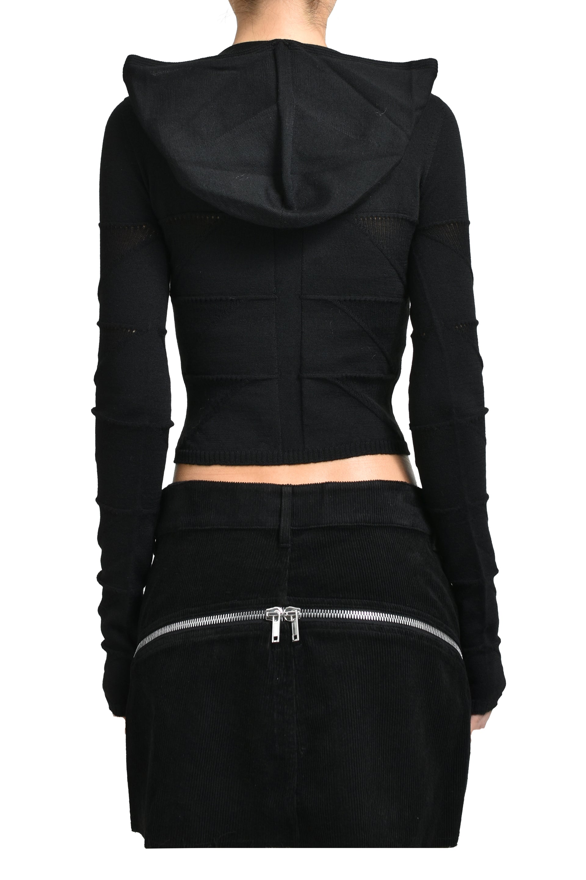 HOODED TOP / BLK