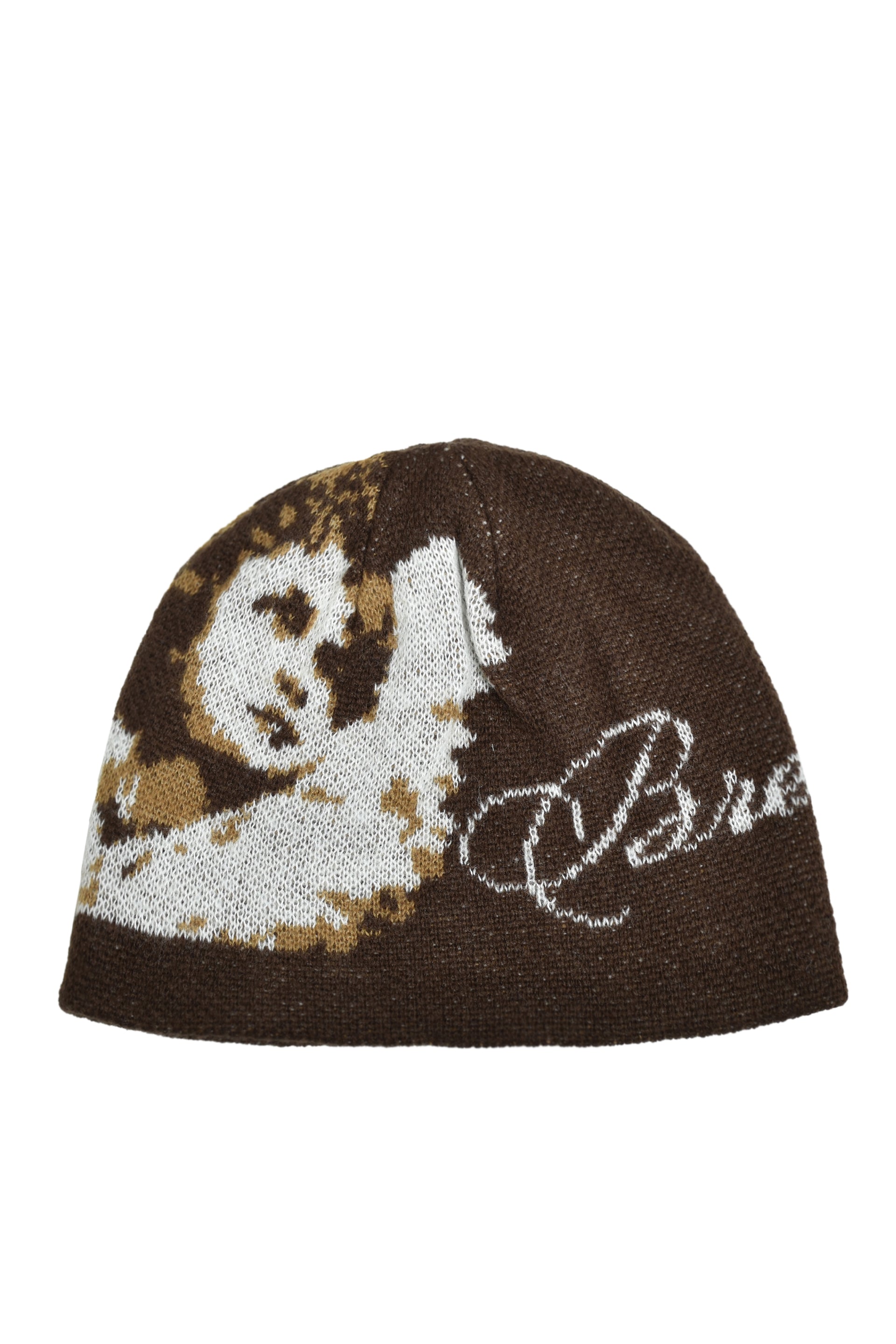 ANGEL SCRIPT LOGO MOHAIR BEANIE / BRW