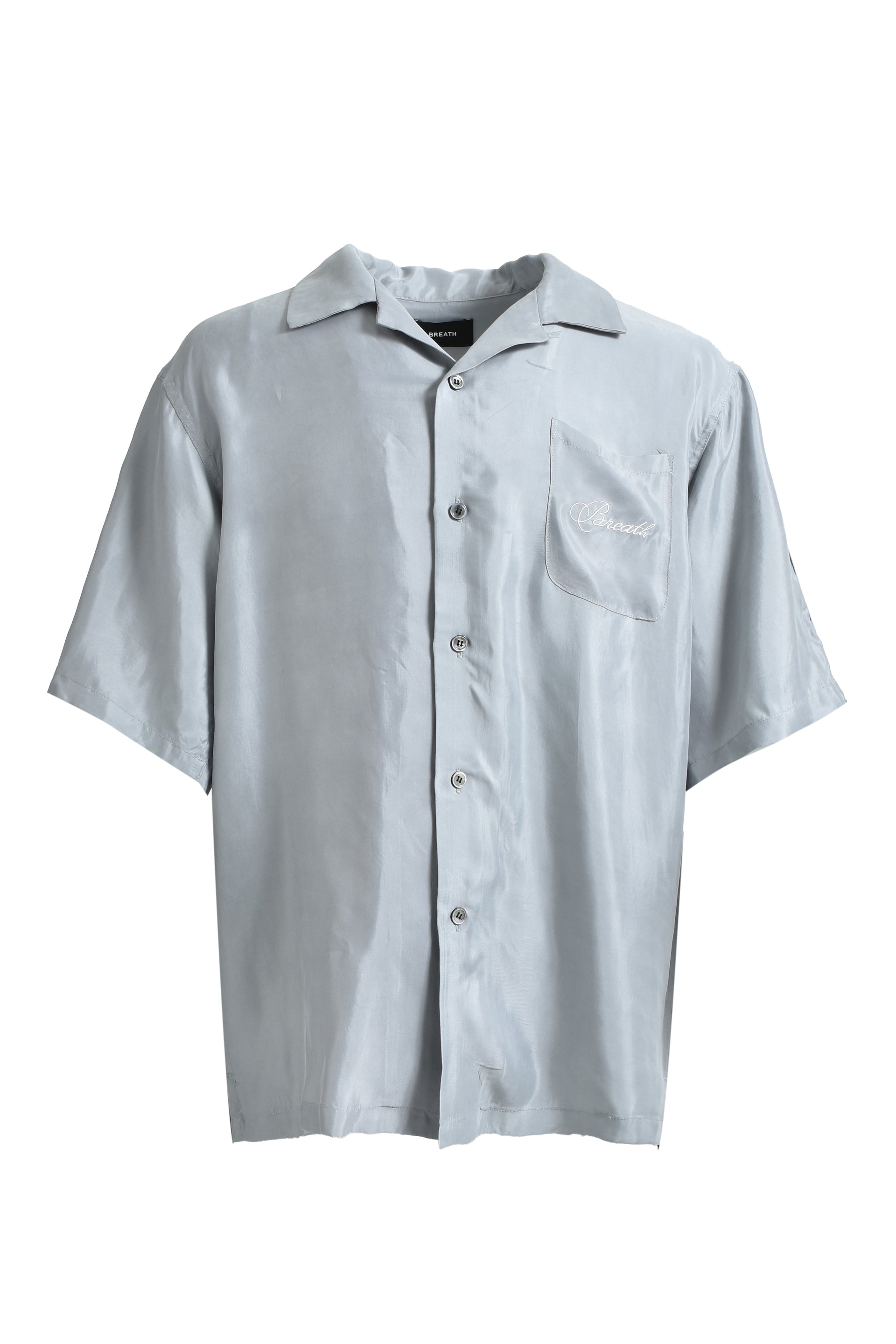BREATH SCRIPT LOGO LINE SHIRT / GRY