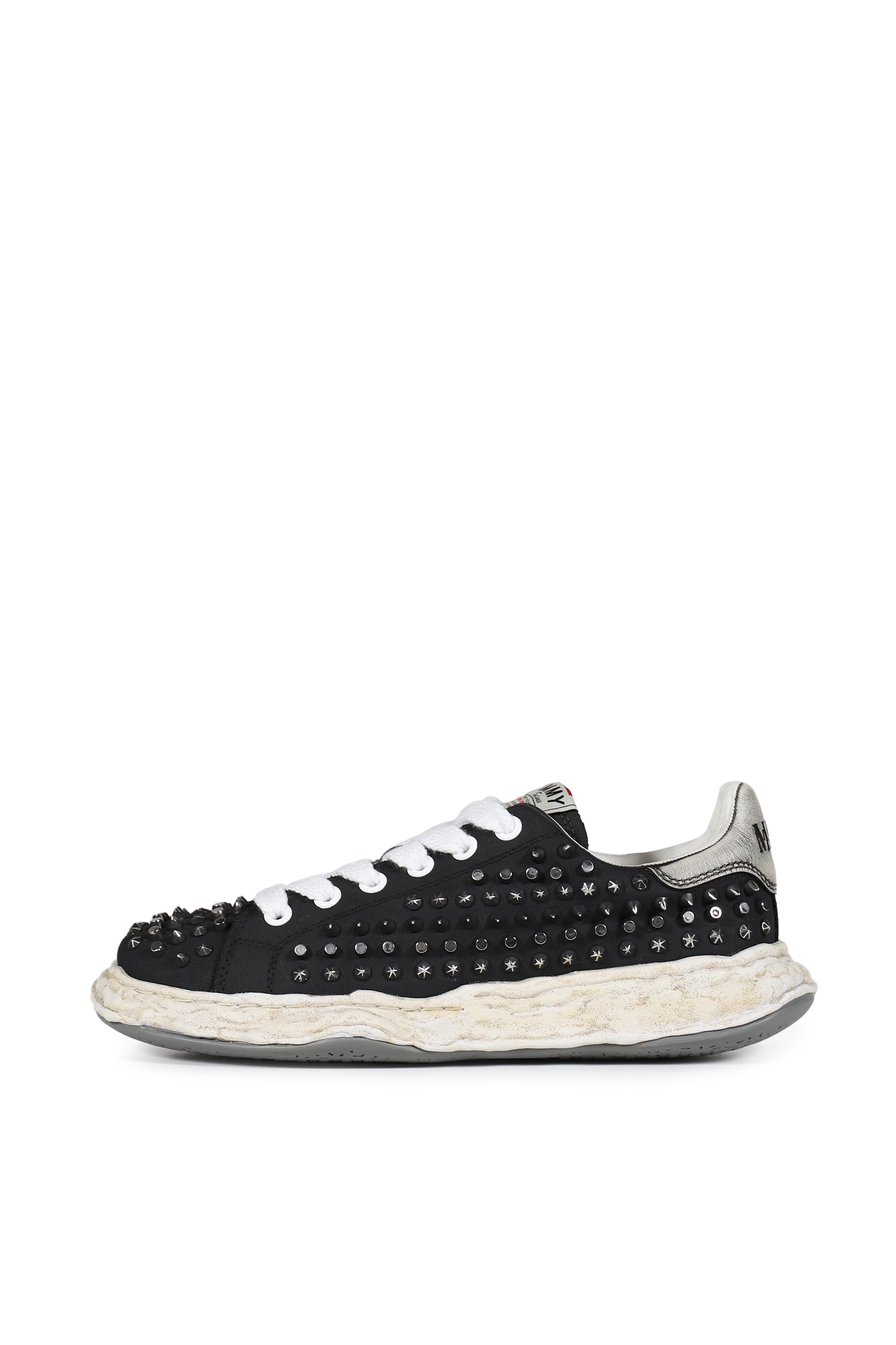 CHARLES STUDDED LOW / BLK