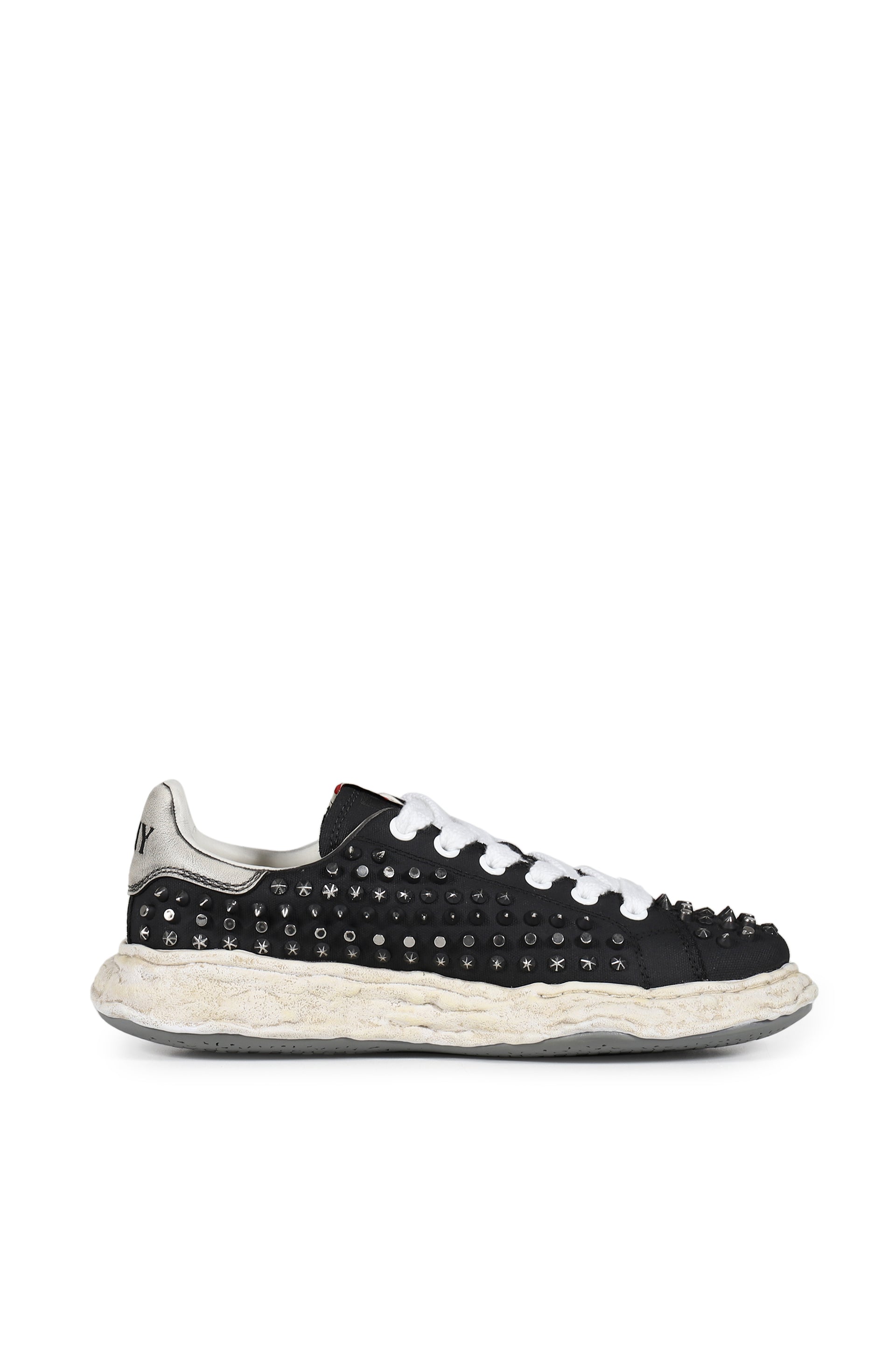 CHARLES STUDDED LOW / BLK