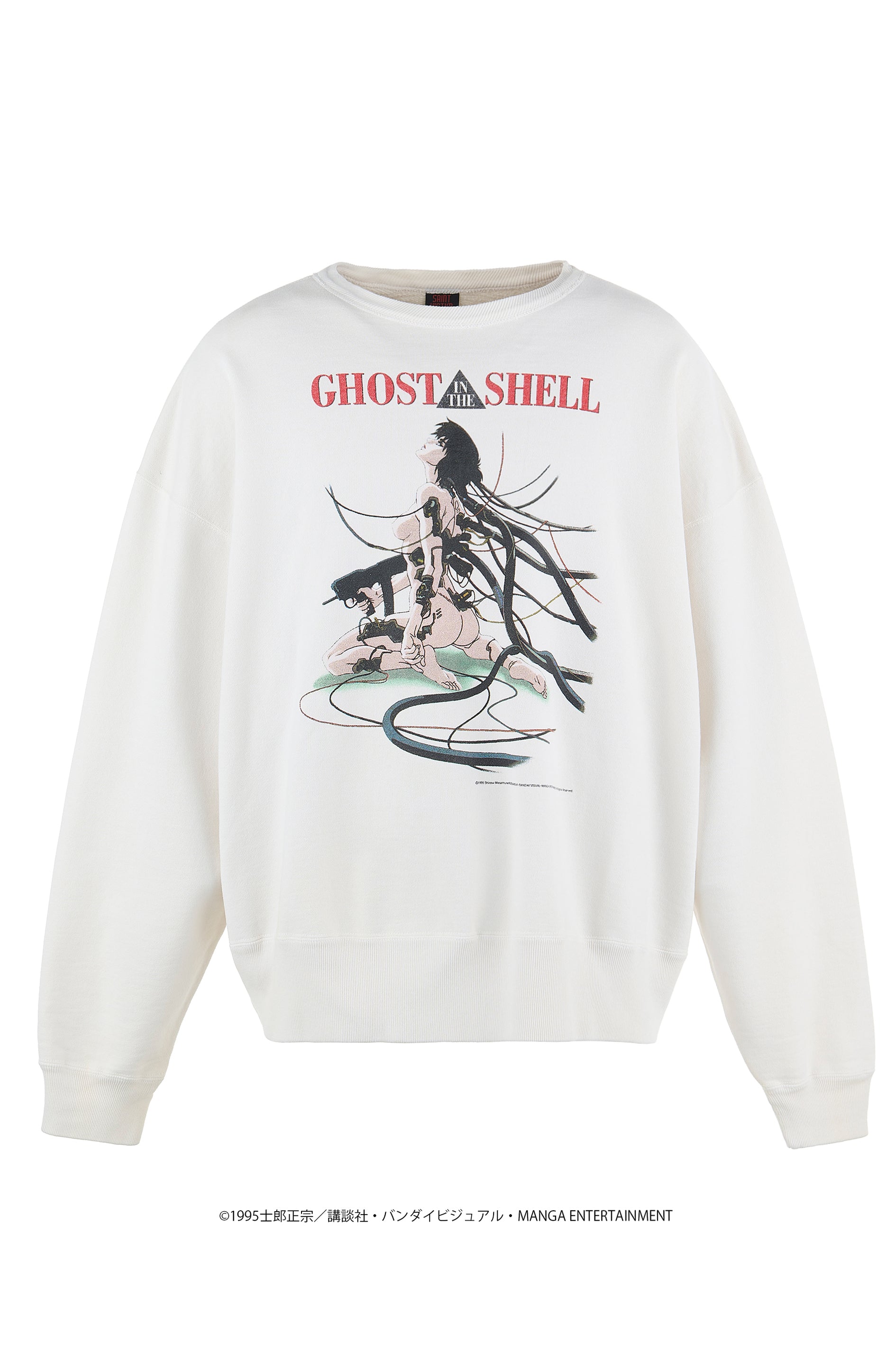 SAINT Mxxxxxx × 攻殻機動隊 GS_CRW-N SWT/GST IN THE S / WHT