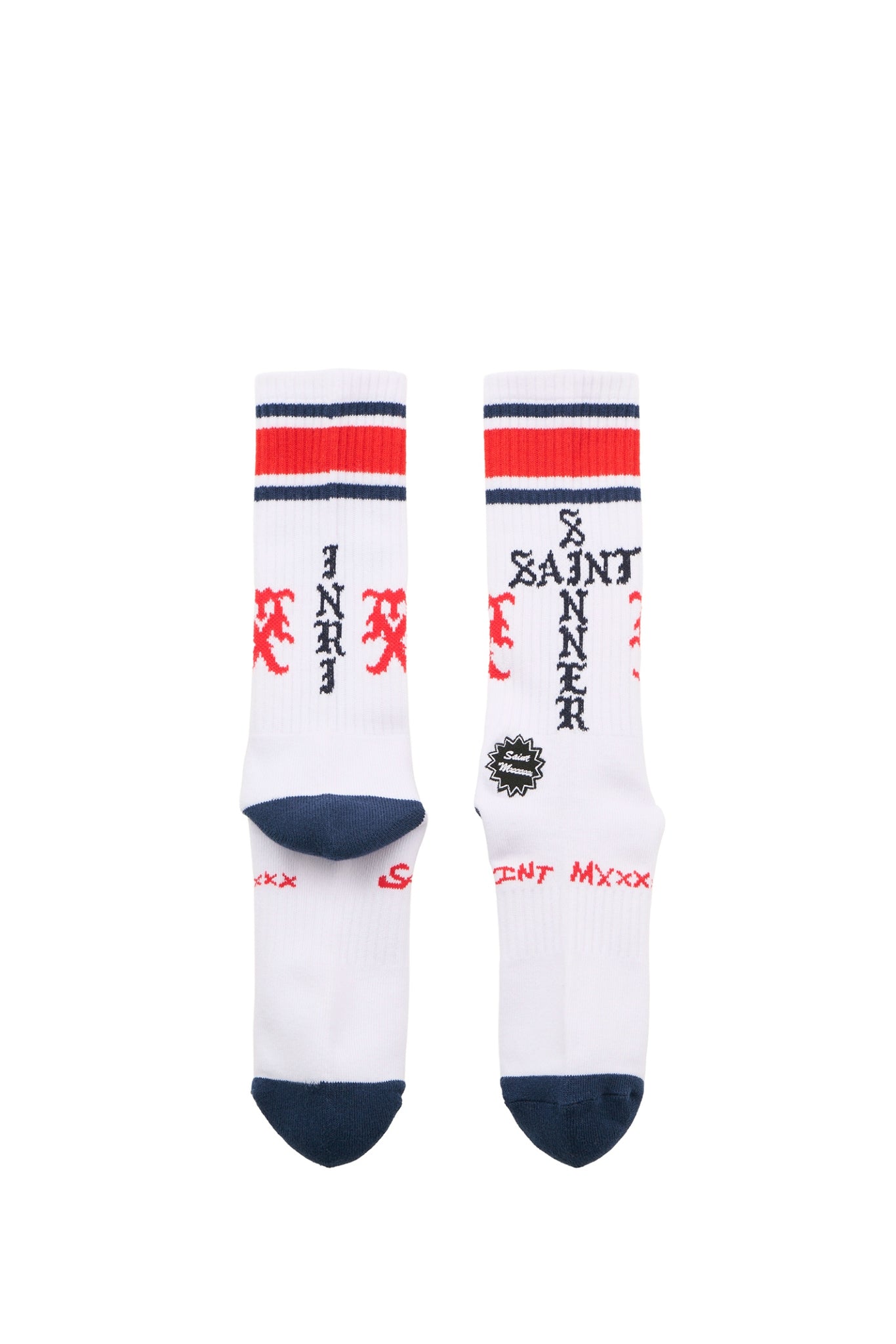 SOCKS/SINNER / WHT/RED/BLU
