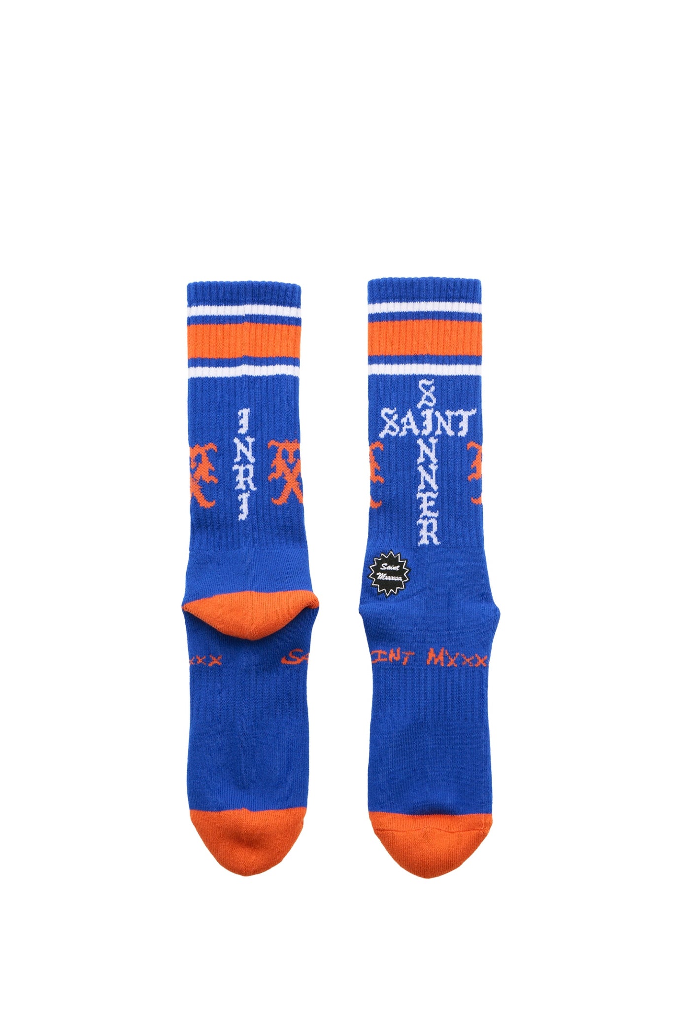SOCKS/SINNER / BLU/ORG/WHT