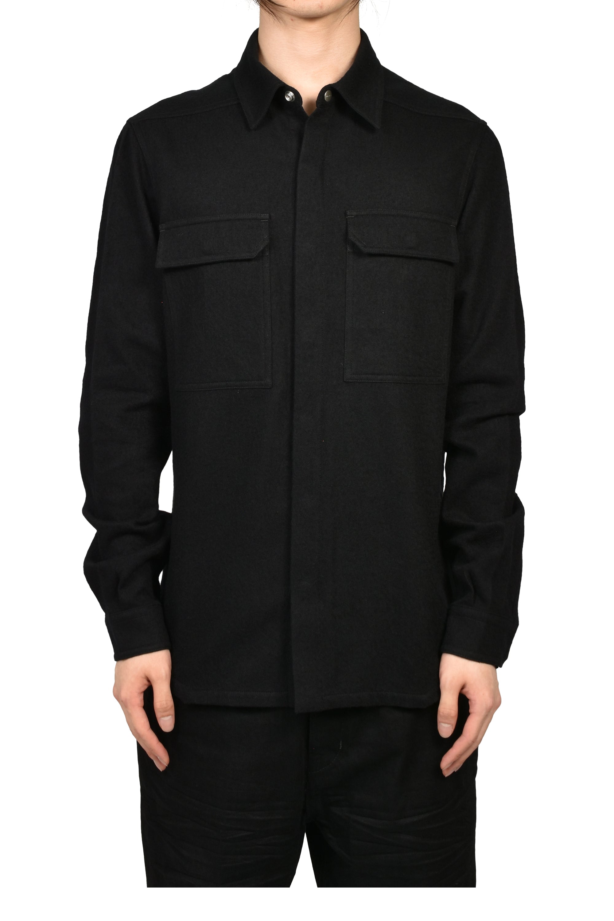 Rick Owens リック オウエンス FW26 OUTERSHIRT / BLK - NUBIAN ヌビアン