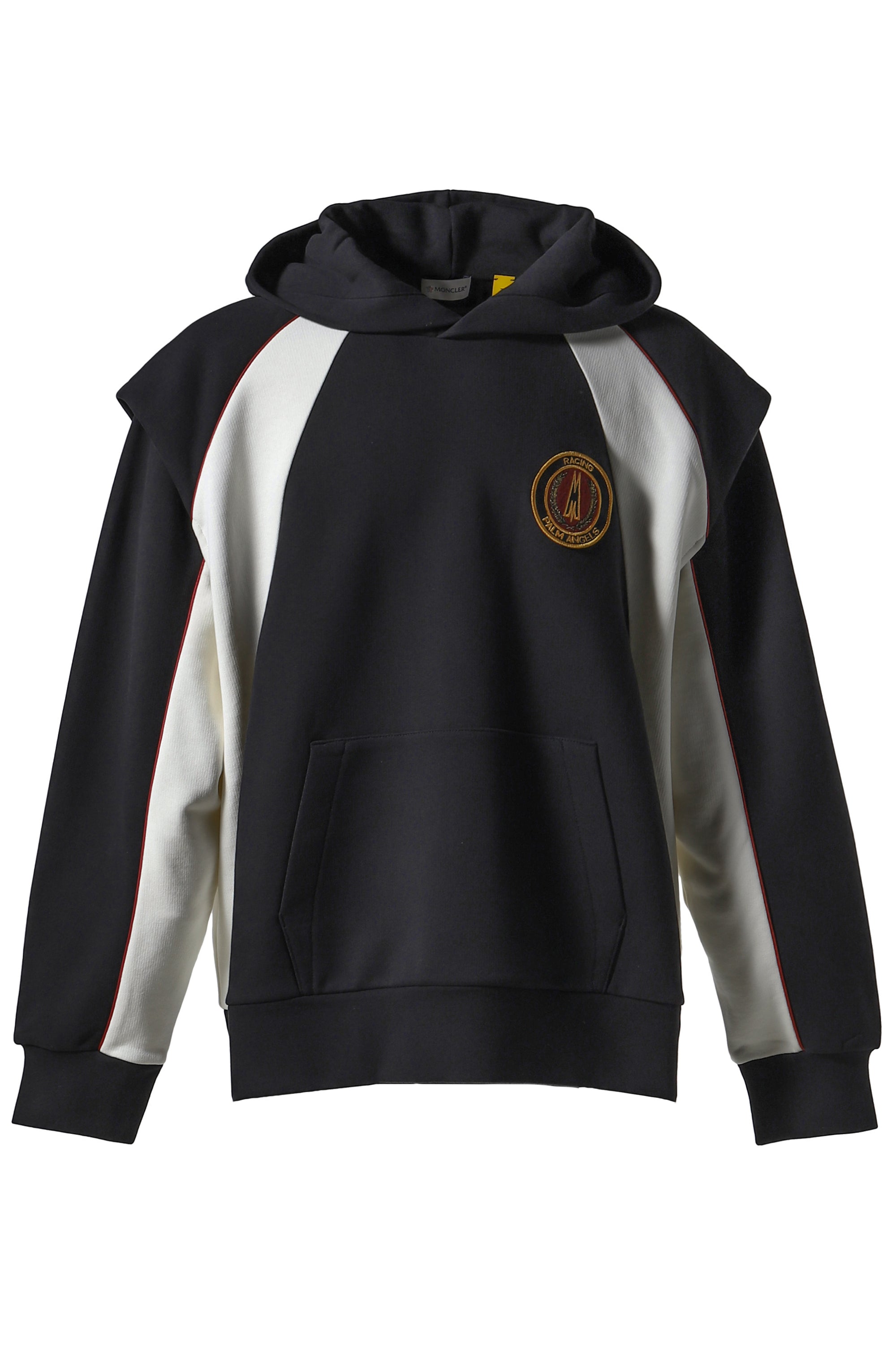MONCLER X PALM ANGELS SS25 HOODIE SWEATER / BLK - NUBIAN